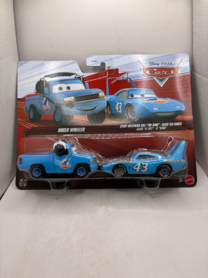 Disney Pixar Cars Roger Wheeler Strip Weathers AKA The King Diecast blue