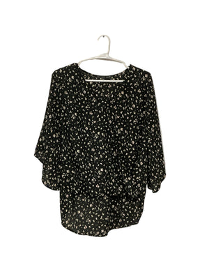 Black Floral Shirt