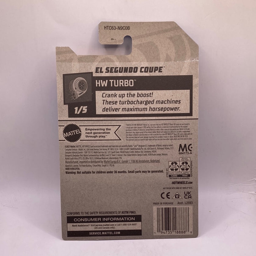 Hot Wheels El Segundo Coupe Diecast