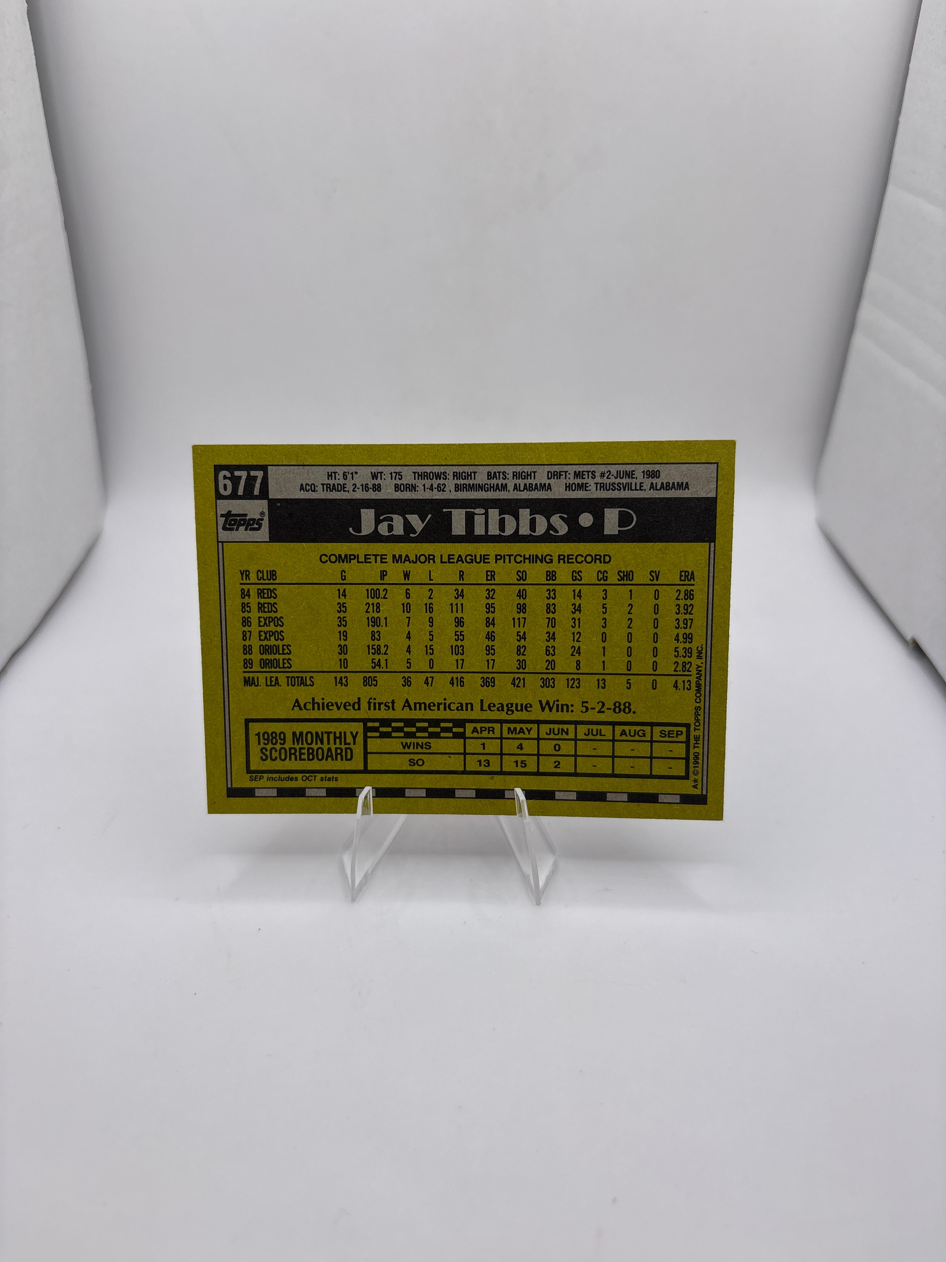 Topps Jay Tibbs