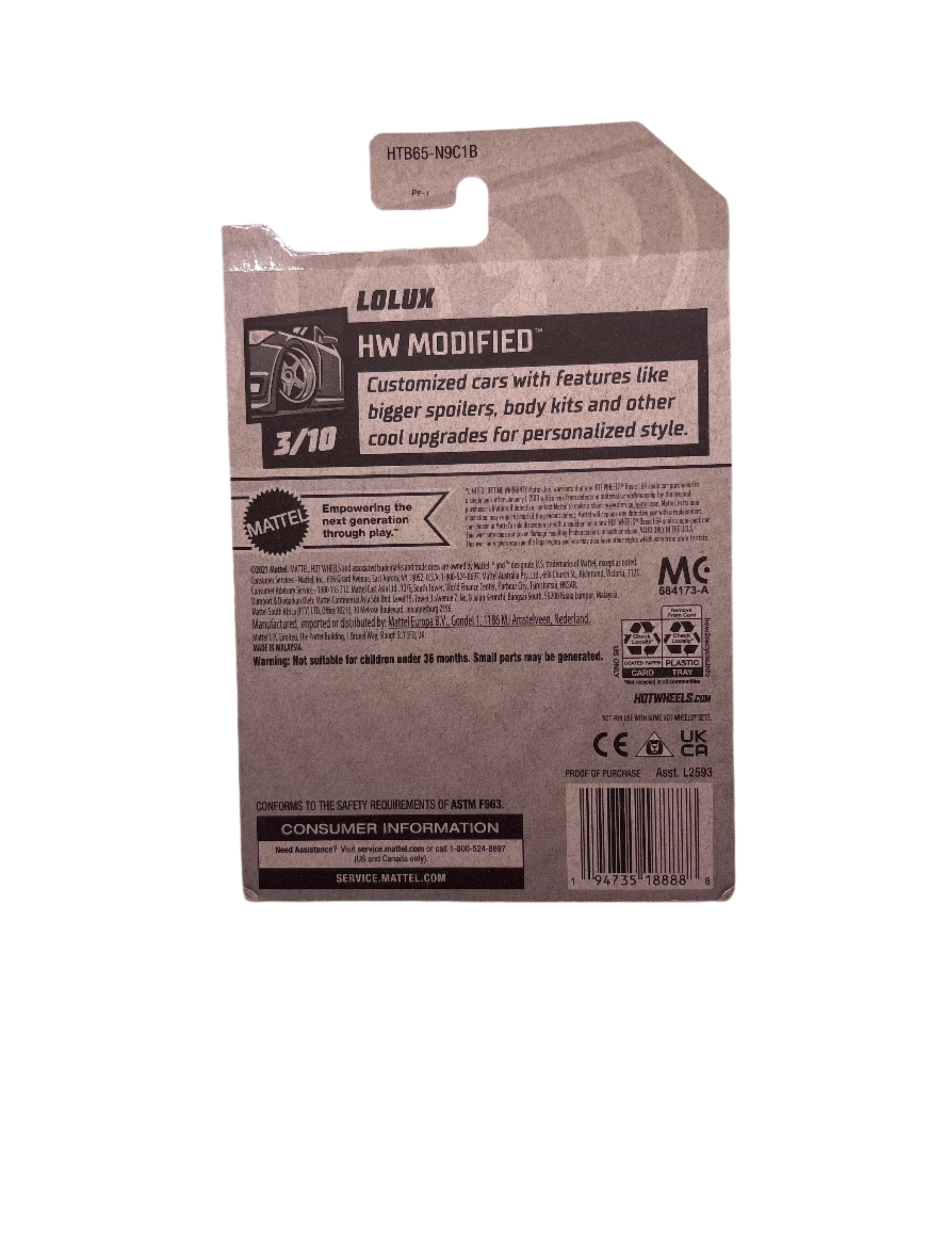 Hot Wheels Lolux Diecast