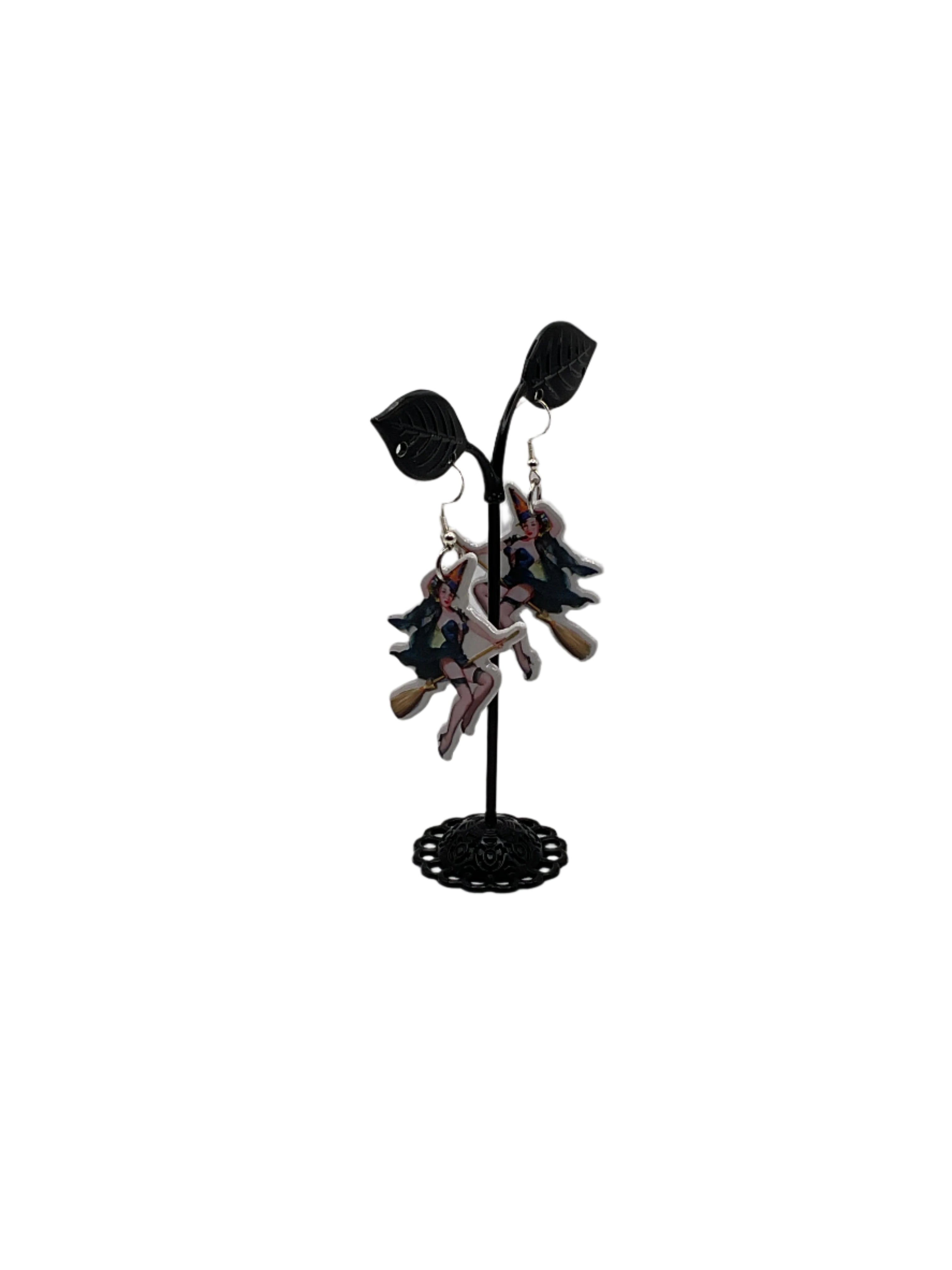 झाड़ू बाली पर चुड़ैल