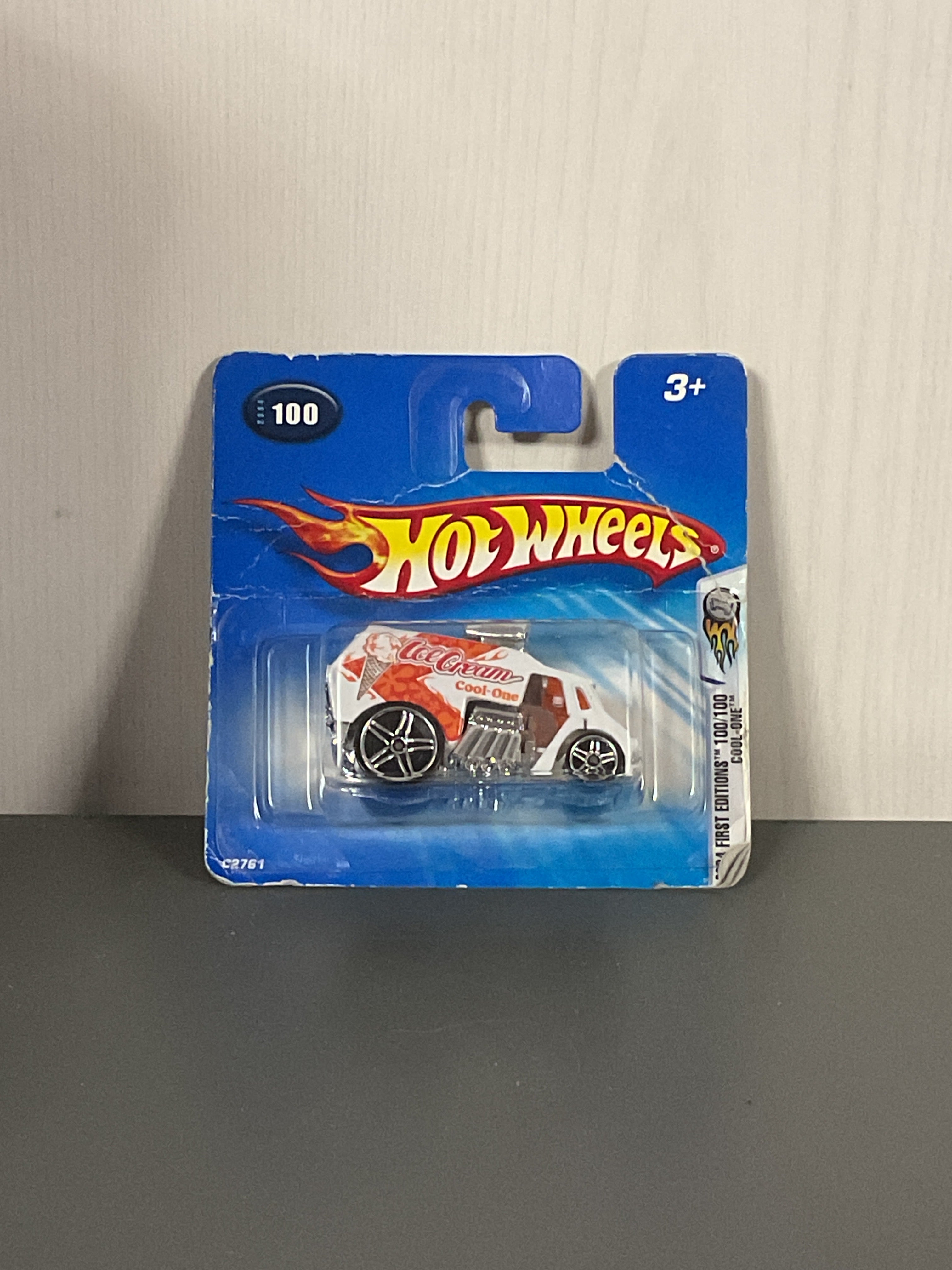 Hot Wheels Cool -One Diecast White Bad card