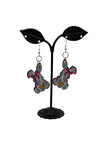 Painted Easter Bunny Earrings