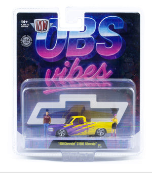 Pre-Order M2 1990 Chevrolet C1500 Silverado Yellow and Purple