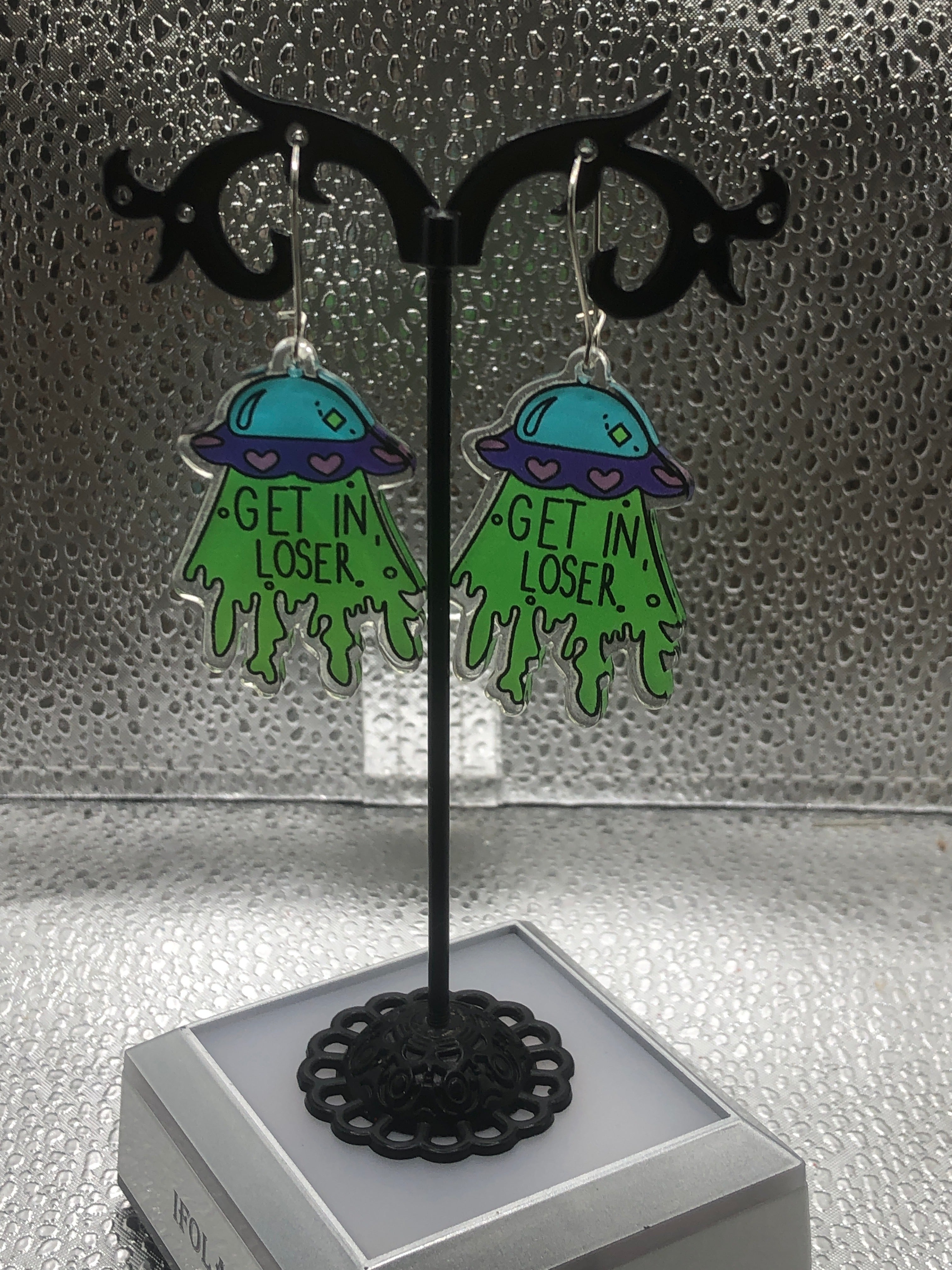 UFO earrings