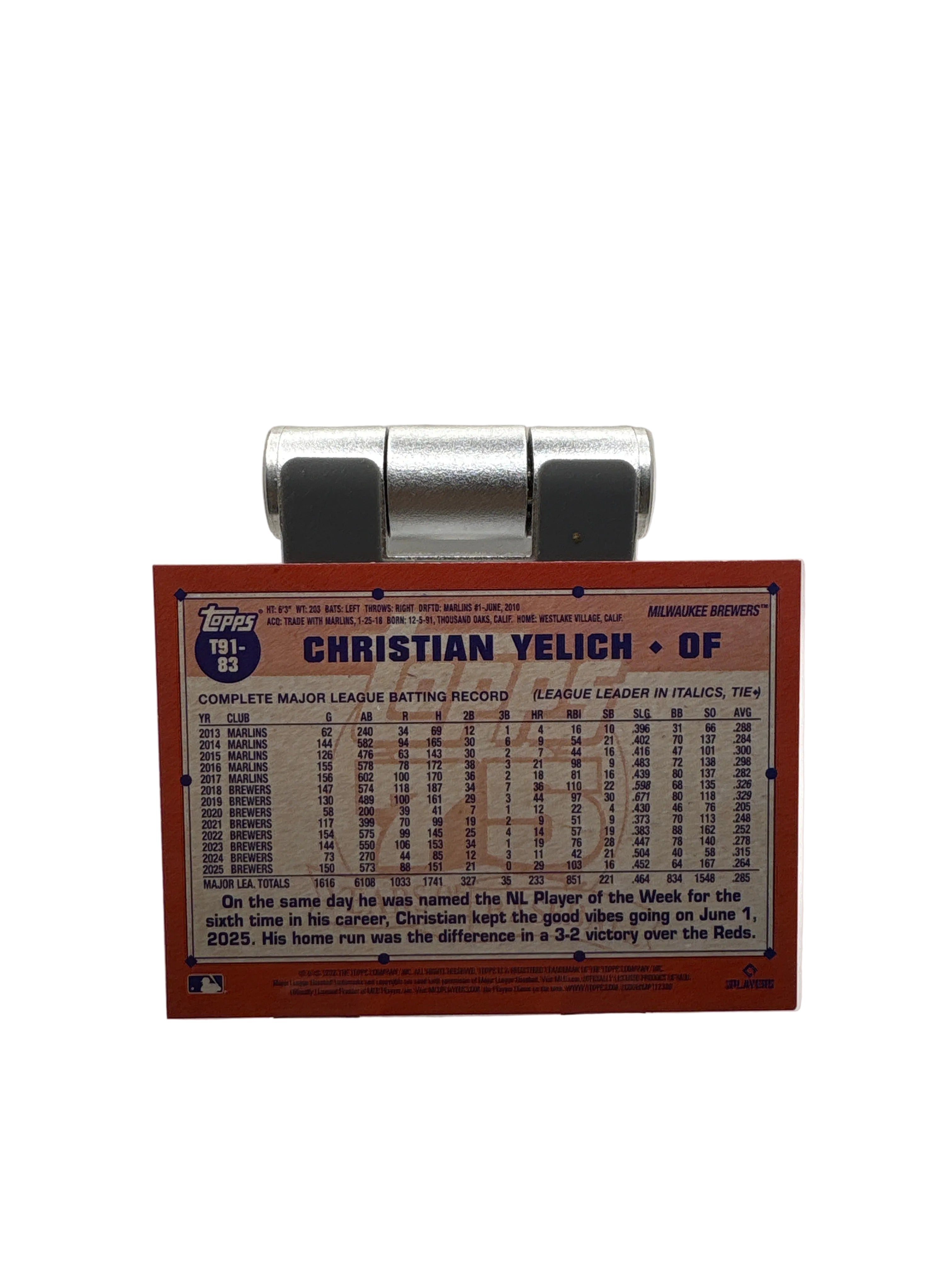 Topps Christian Yelich