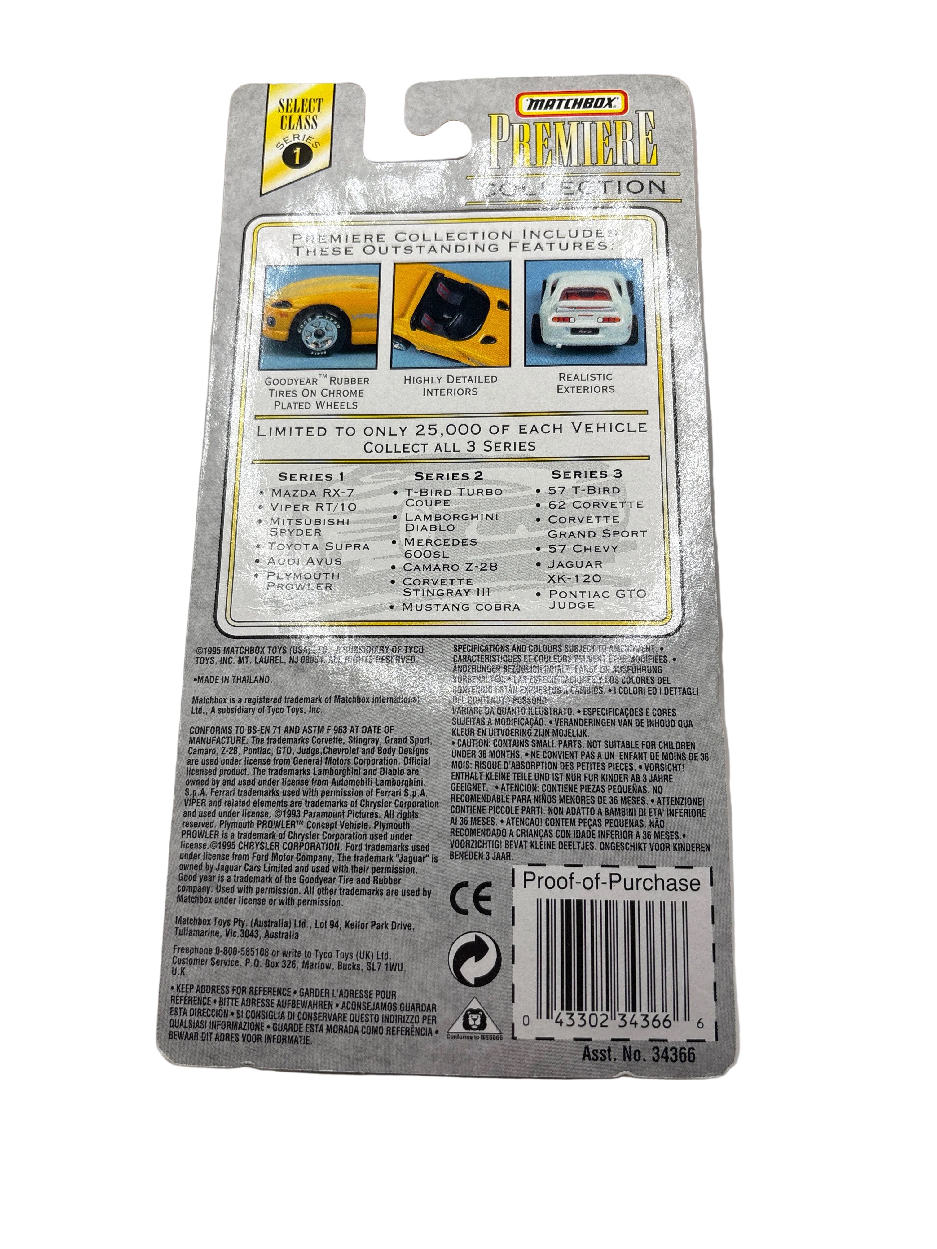 Matchbox Plymouth Prowler Diecast