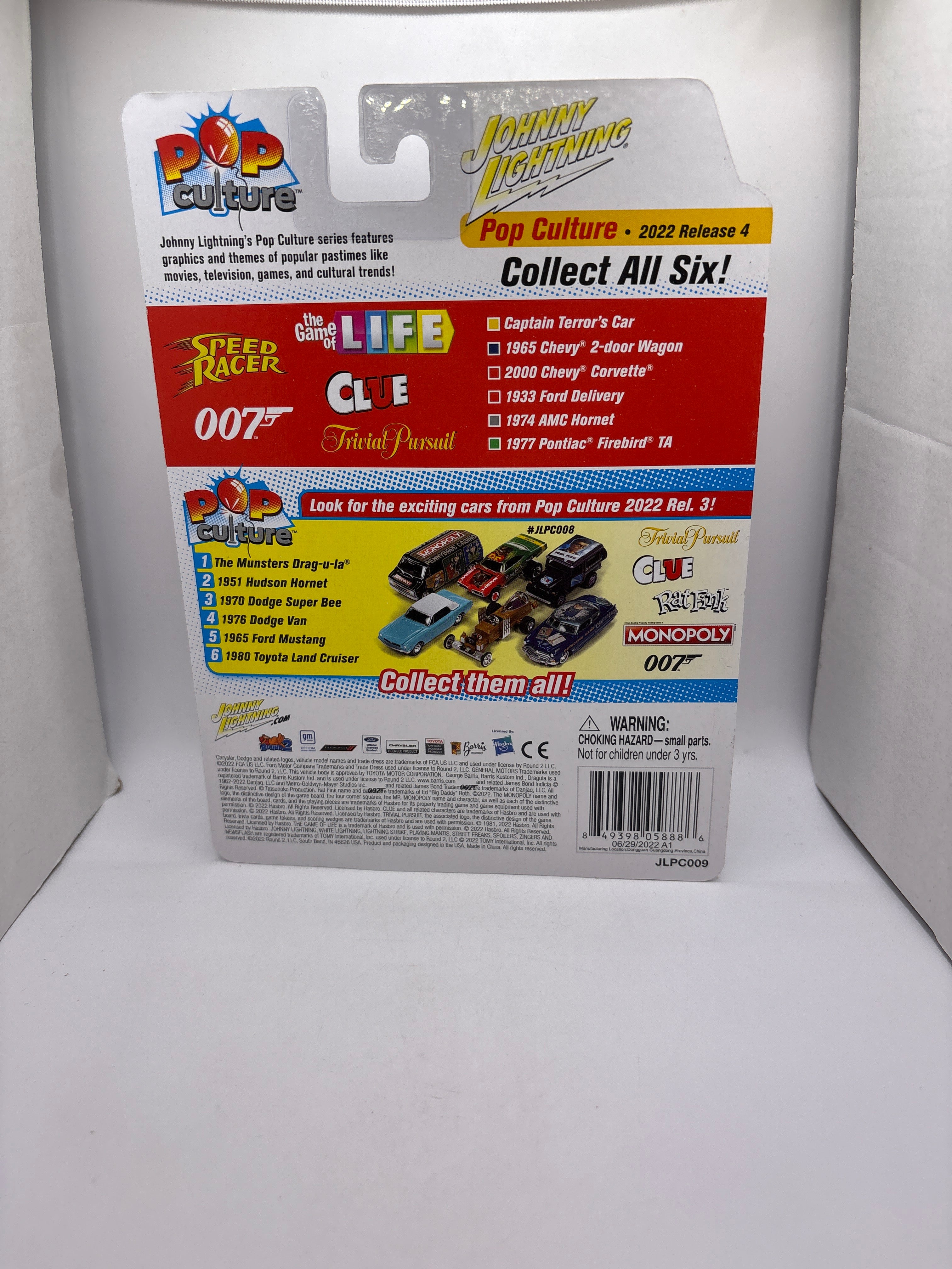 Johnny Lightning Captain Terror’s Car Diecast
