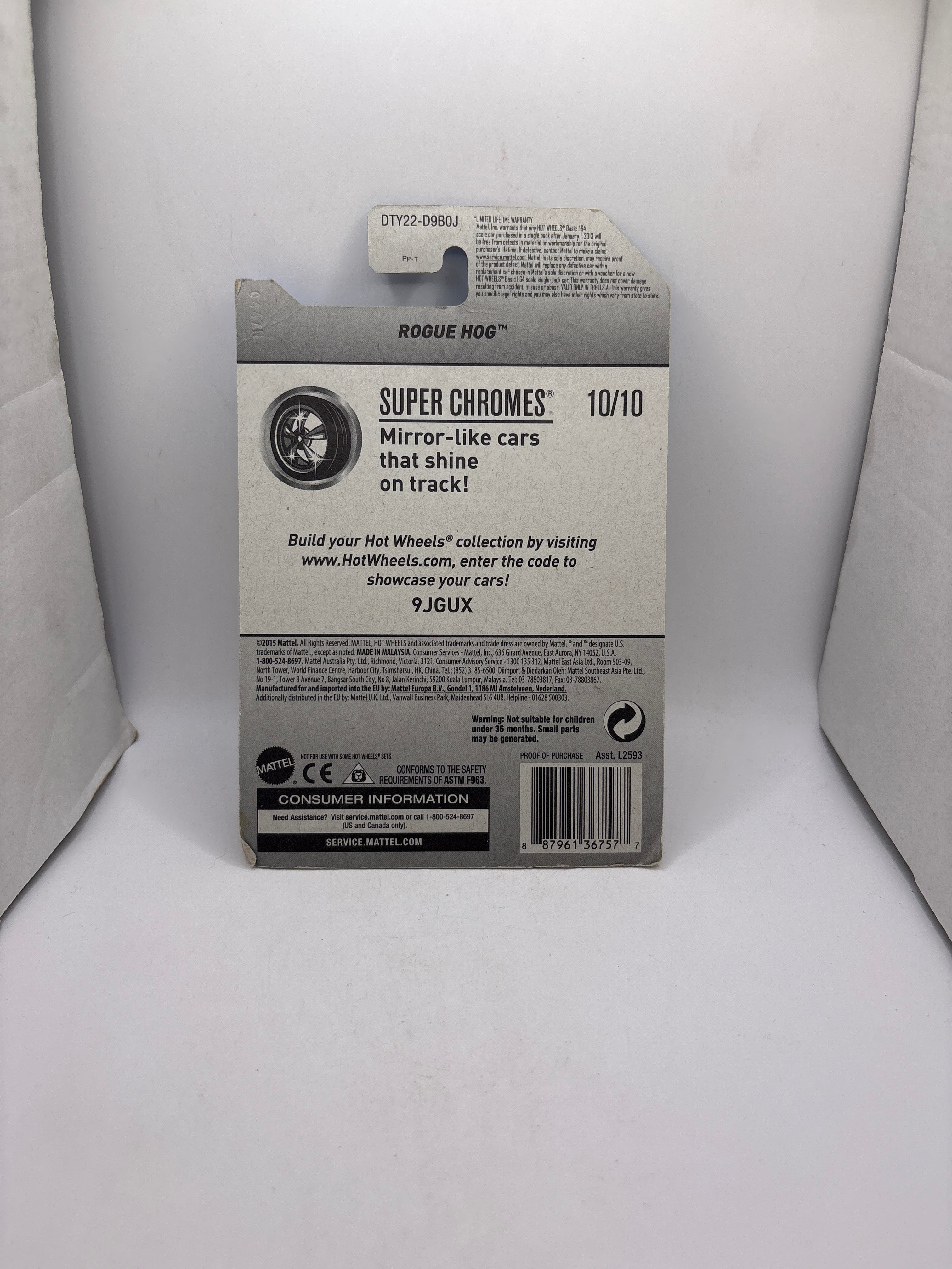 Hot Wheels Rogue Hog Diecast Silver
