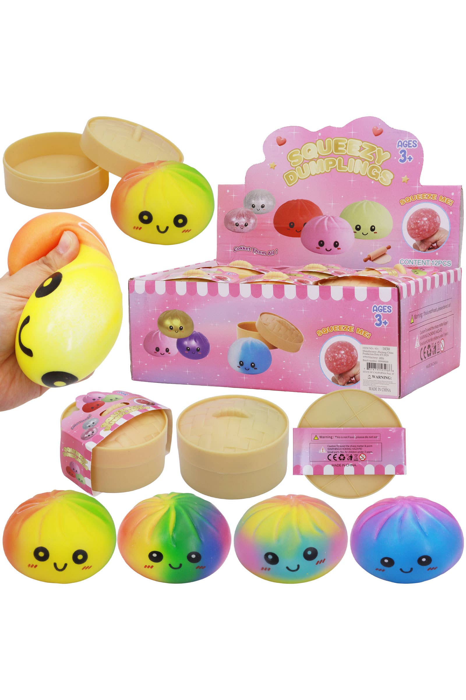 Ombre Dumpling Soft Slime Filled Squishy Blind Box
