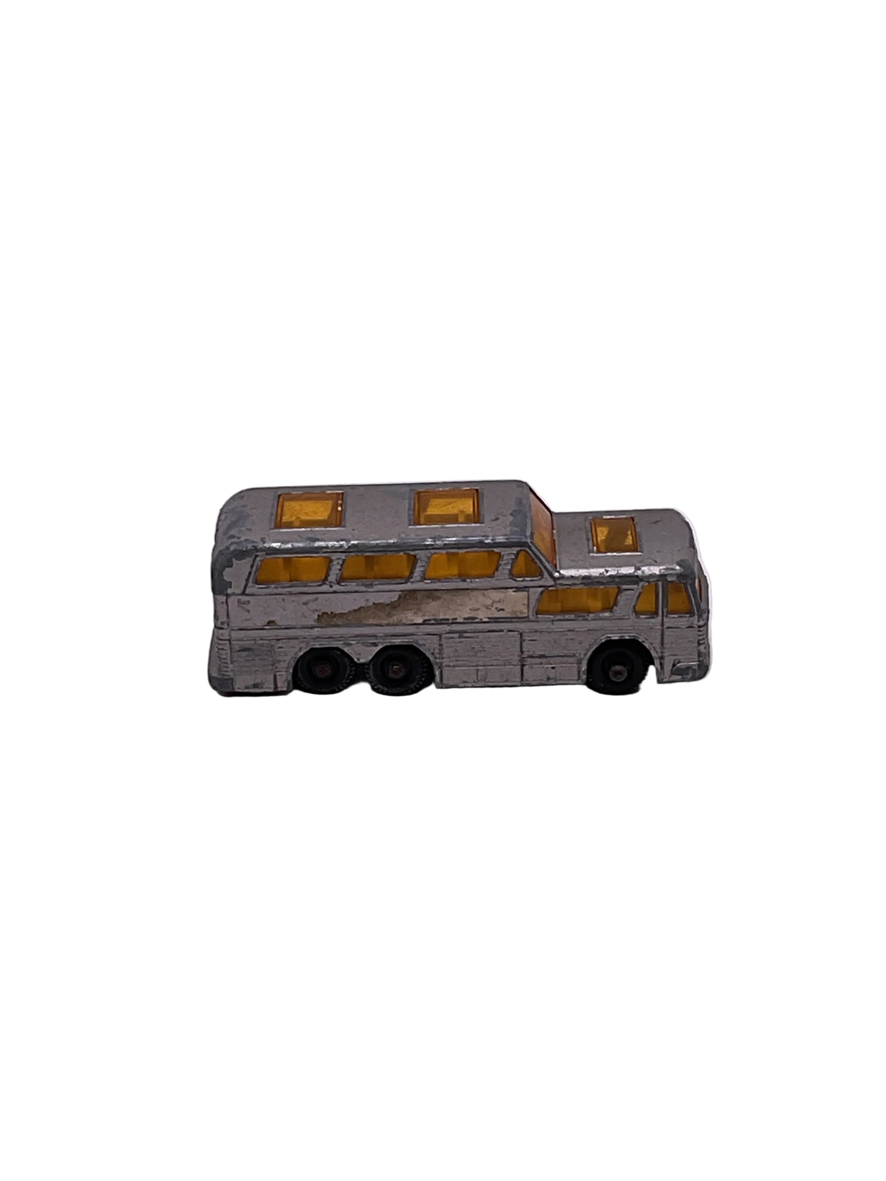 MBX Lesney Greyhound Coach Bus Diecast Silver