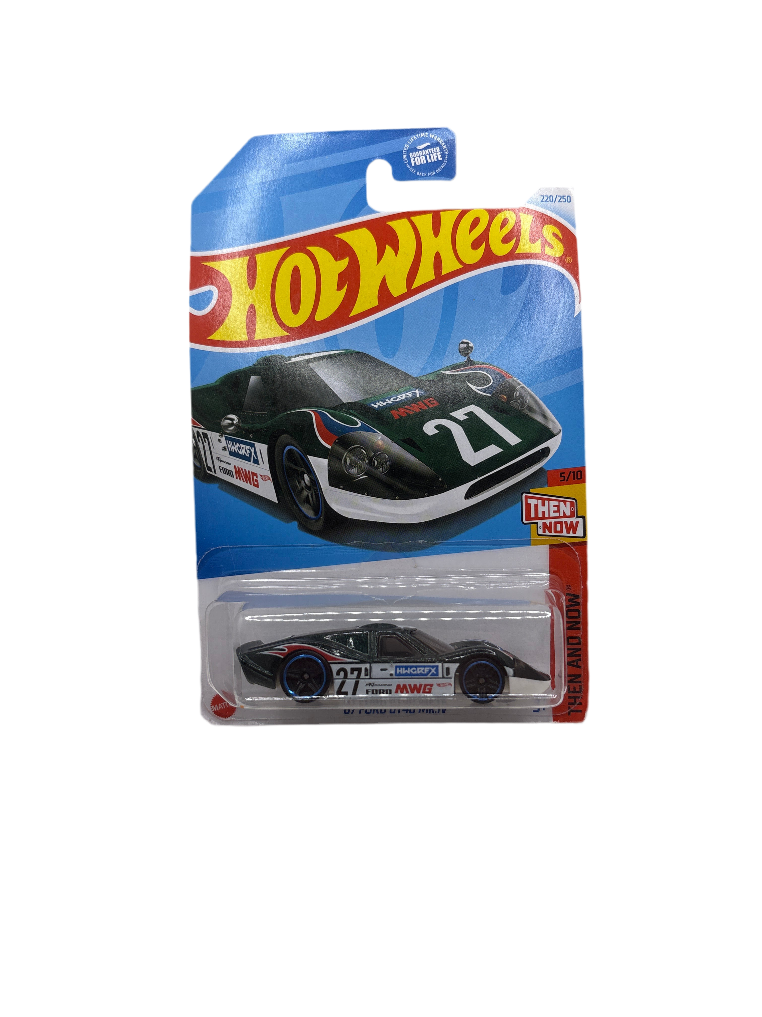 Hot Wheels 67 Ford GT40 MK.IV Diecast green