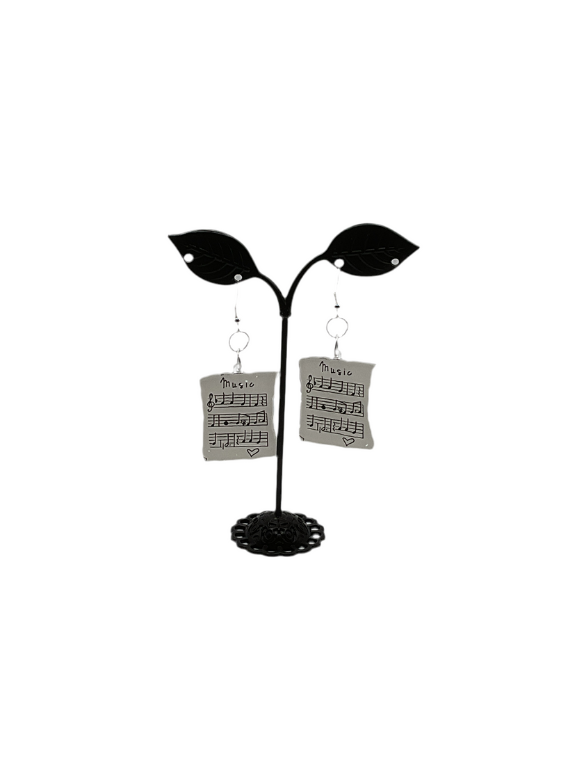Sheet Music earrings