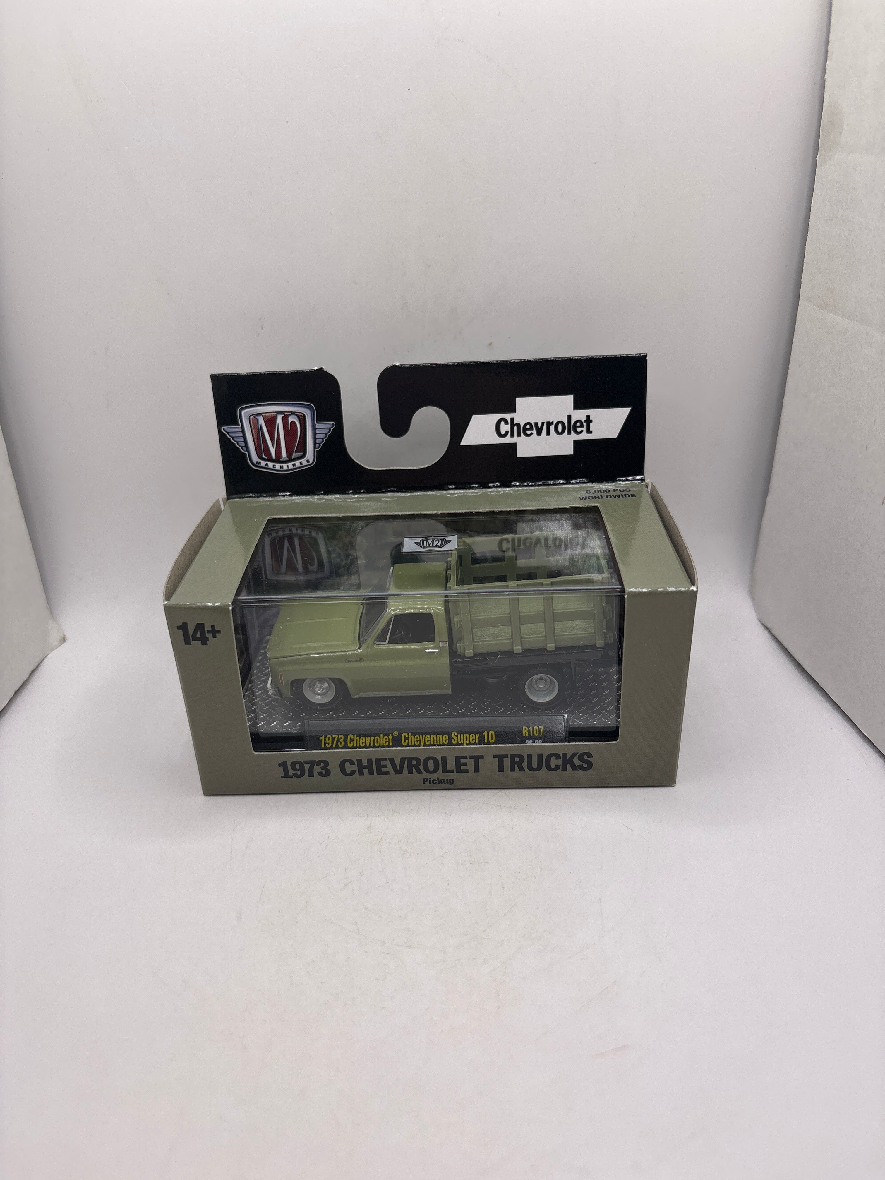 M2 1973 Chevrolet Cheyenne Super 10 Diecast green
