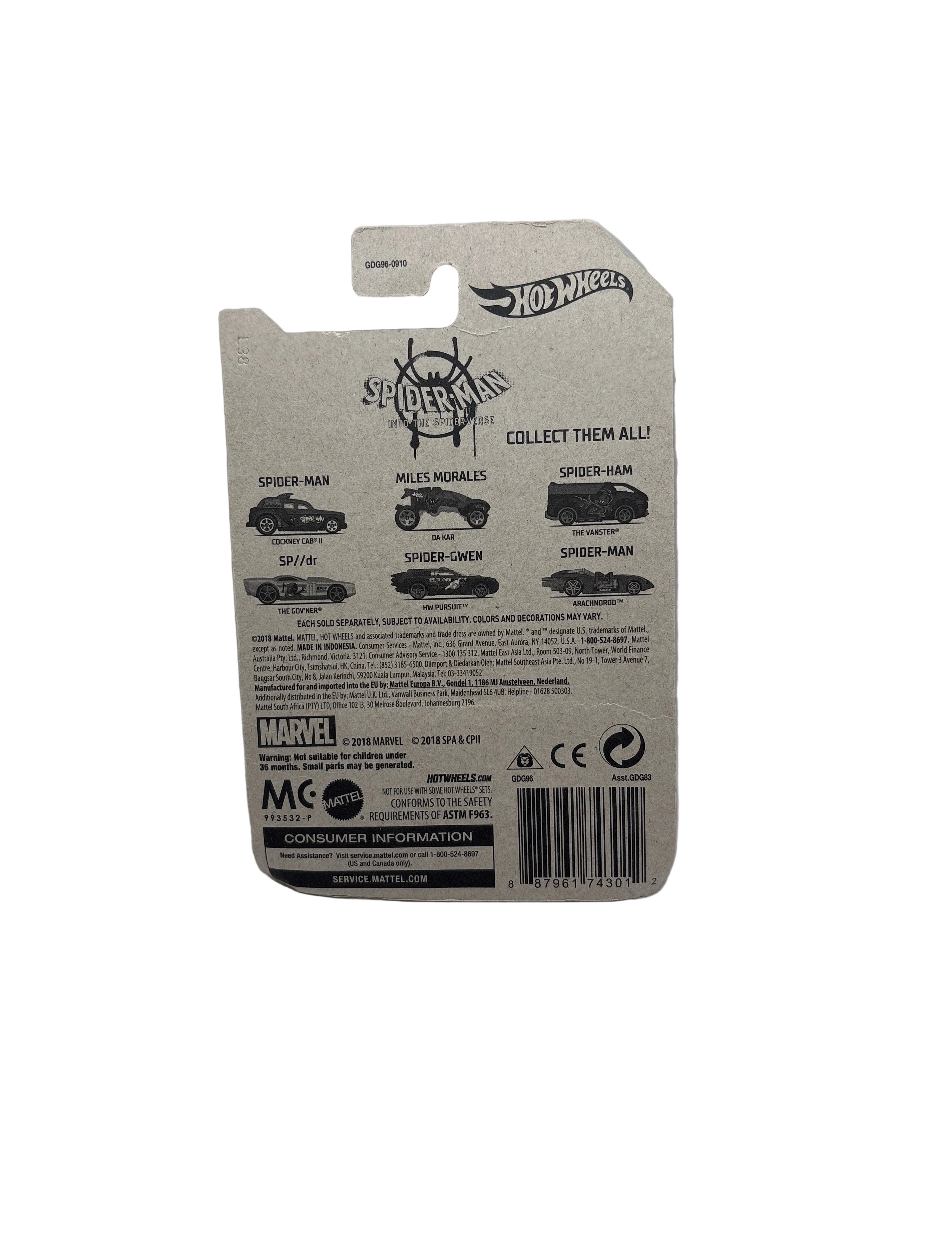 Hot Wheels The Vanster Diecast black