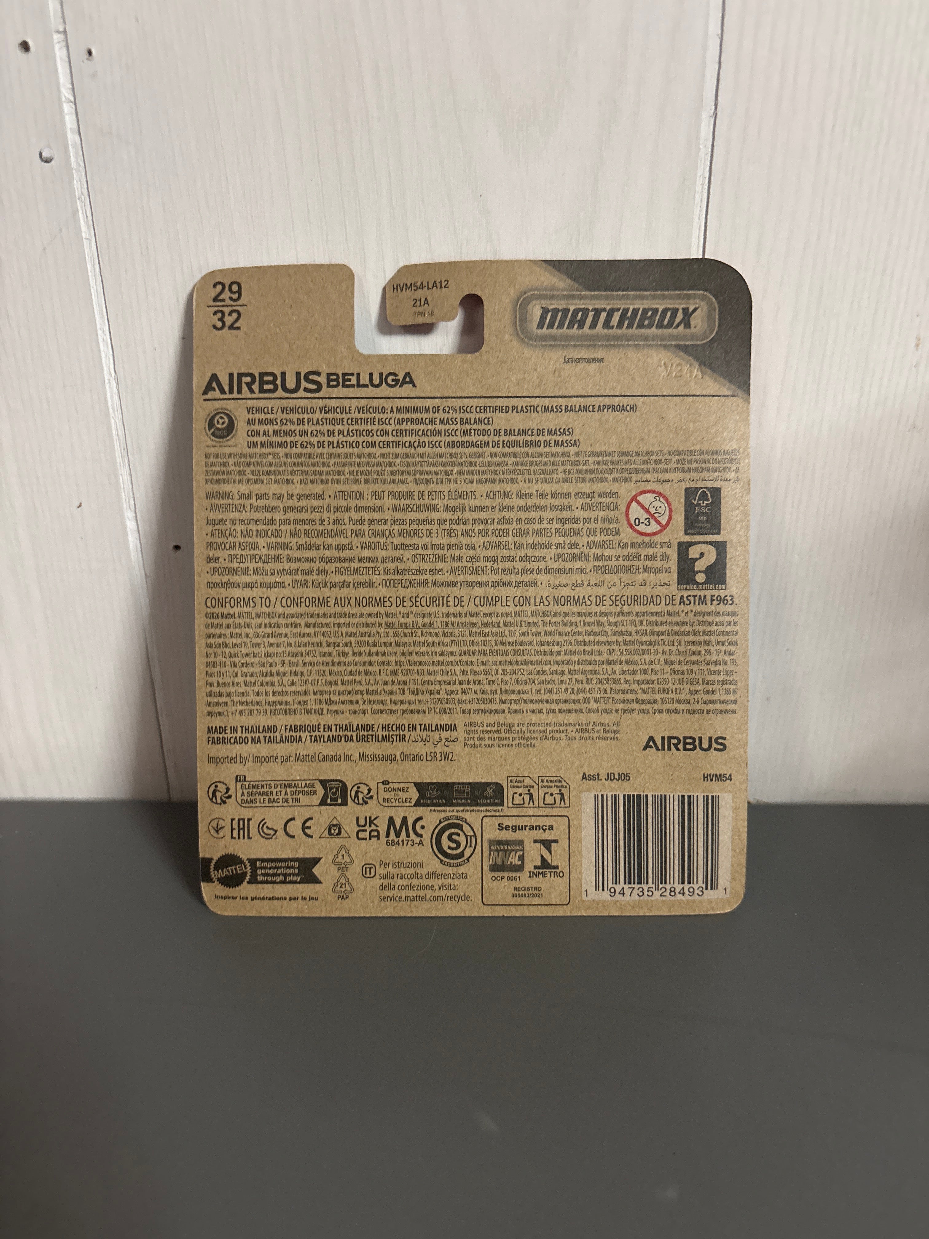 Matchbox Airbus Beluga Diecast white