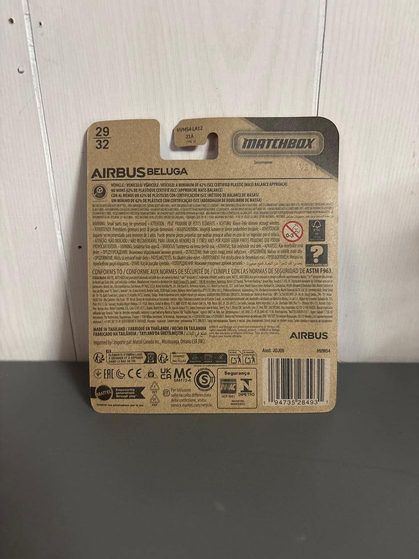 Matchbox Airbus Beluga Diecast white