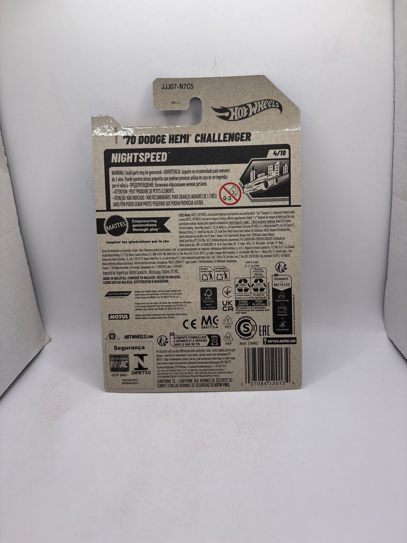 Hot Wheels 70 Dodge HEMI Challenger Diecast
