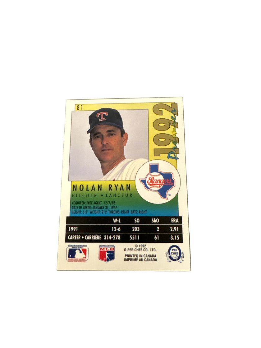 Premier Nolan Ryan