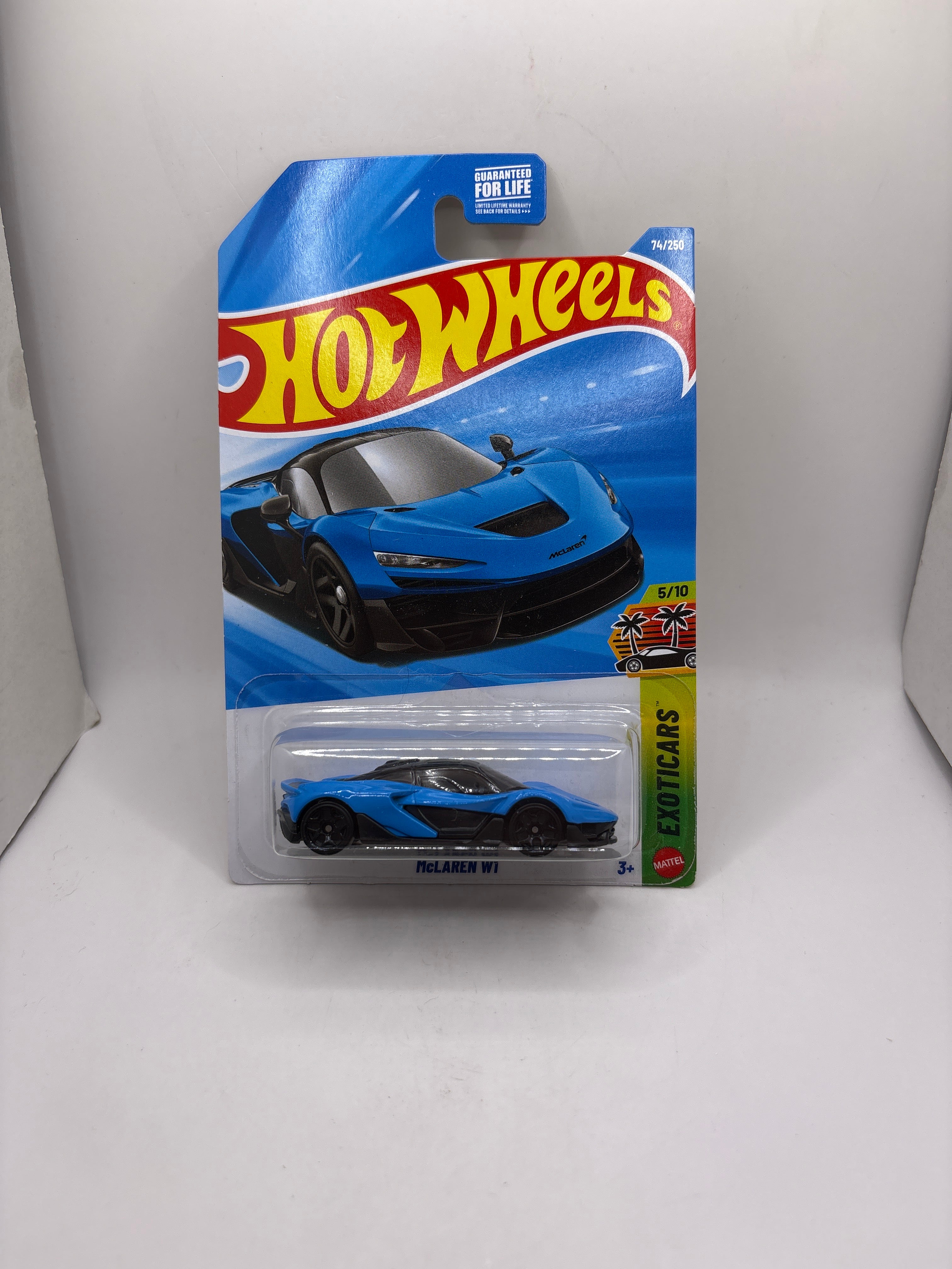 Hot Wheels McLaren W1 Diecast blue
