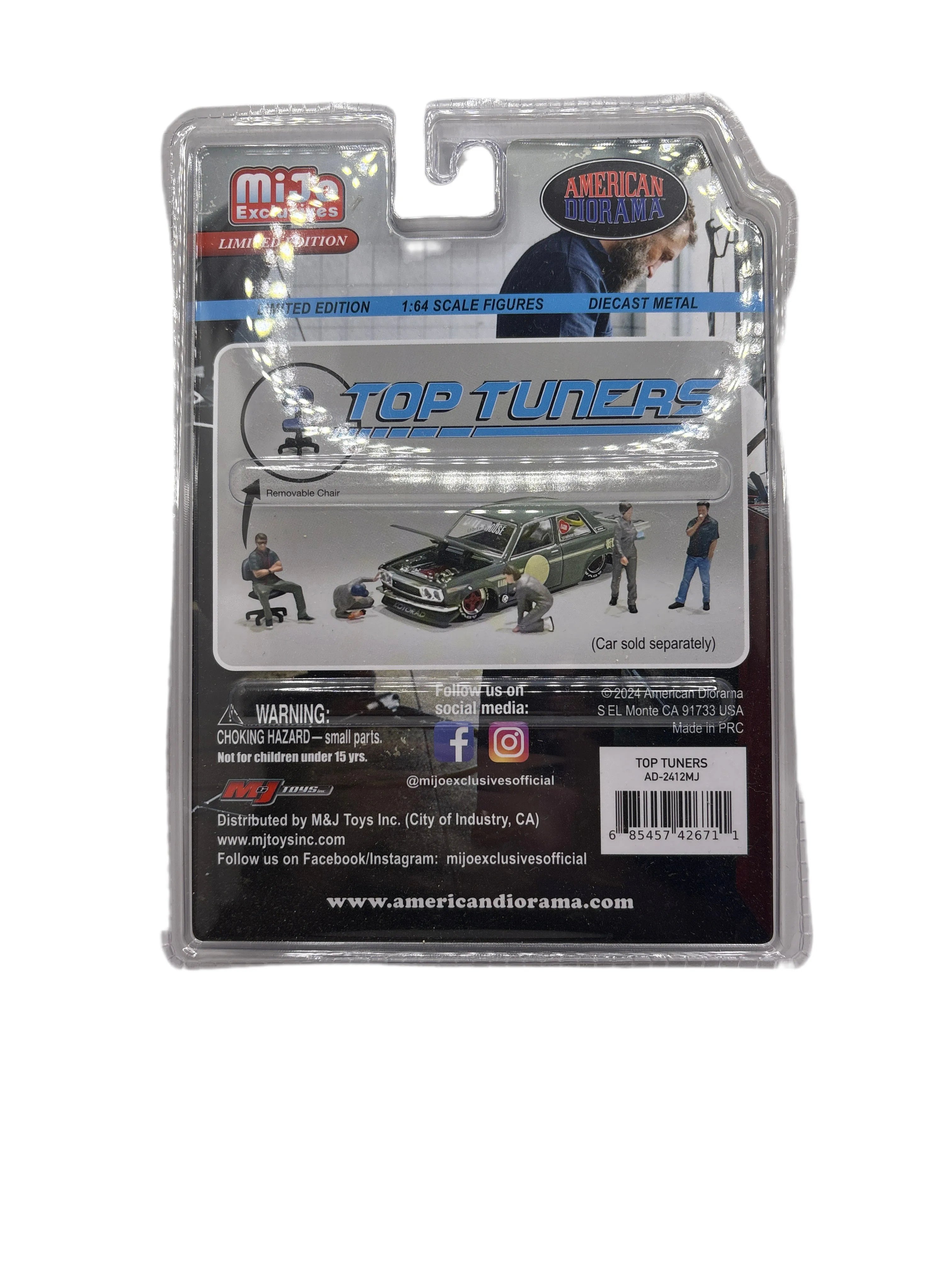 American Diorama Top Tuners Diecast multi color