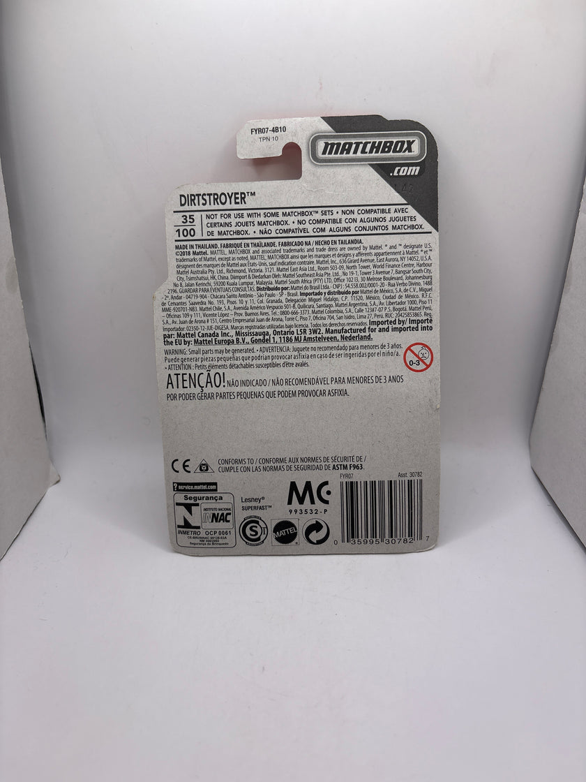 Matchbox Dirtstroyer Diecast