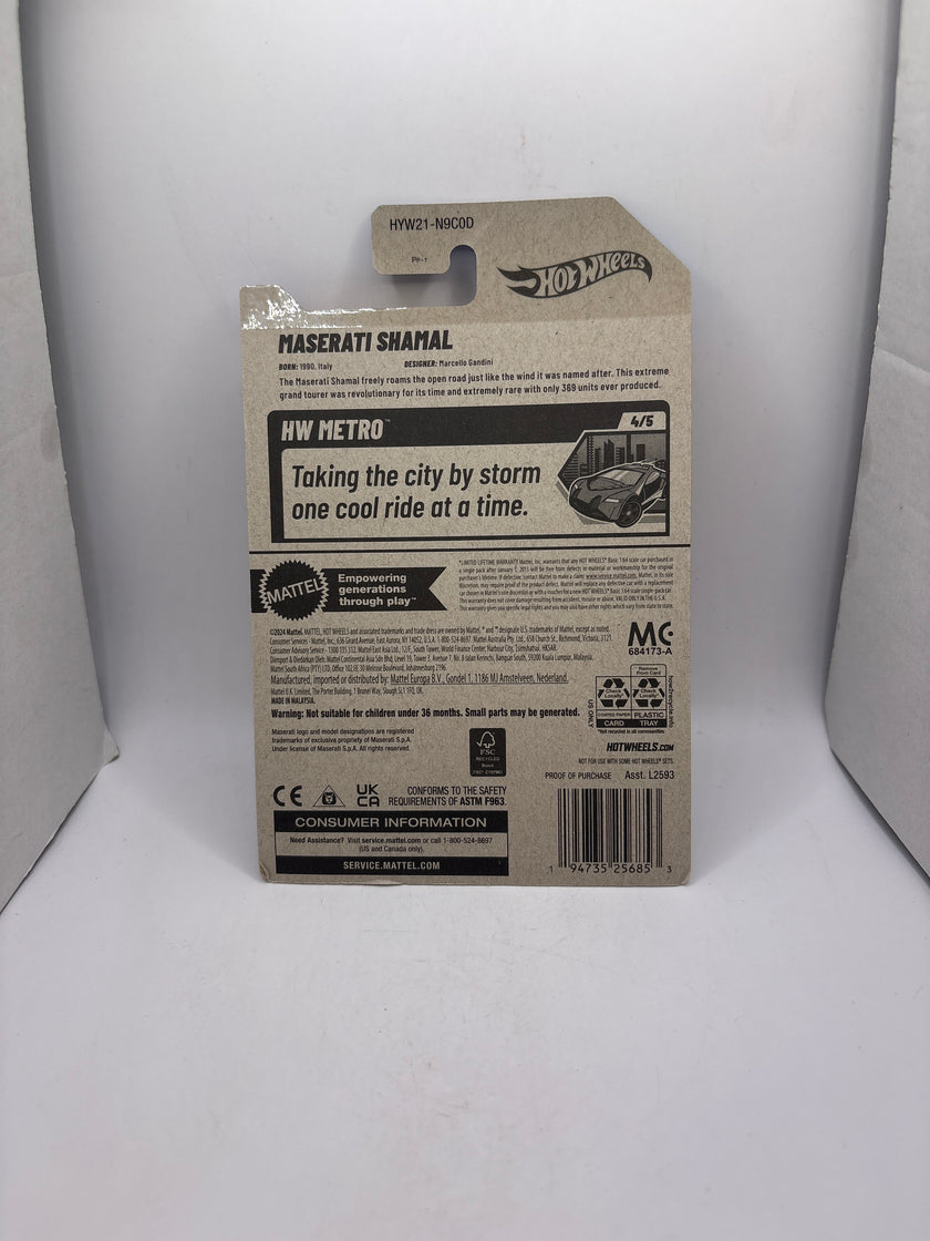 Hot Wheels Maserati Shamal Diecast