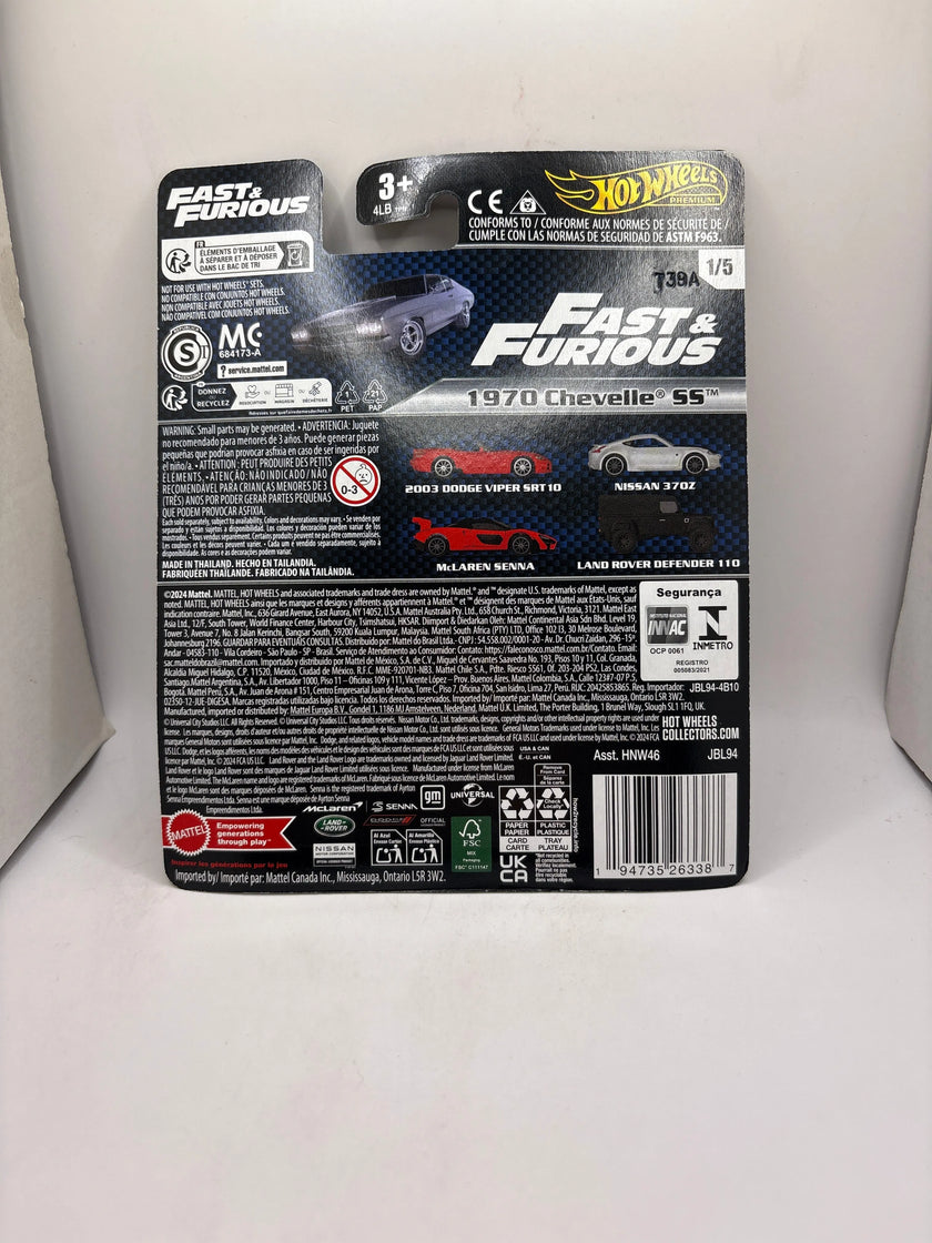 Hot Wheels 1970 Chevelle SS Diecast