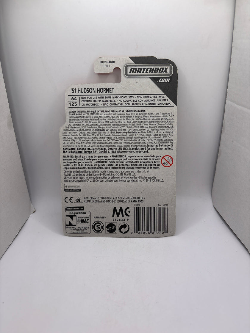 Matchbox 51 Hudson Hornet Diecast