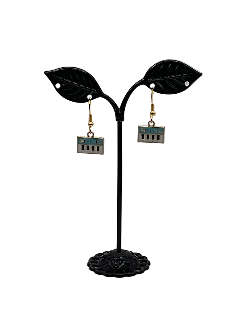 Musical instruments and note earrings