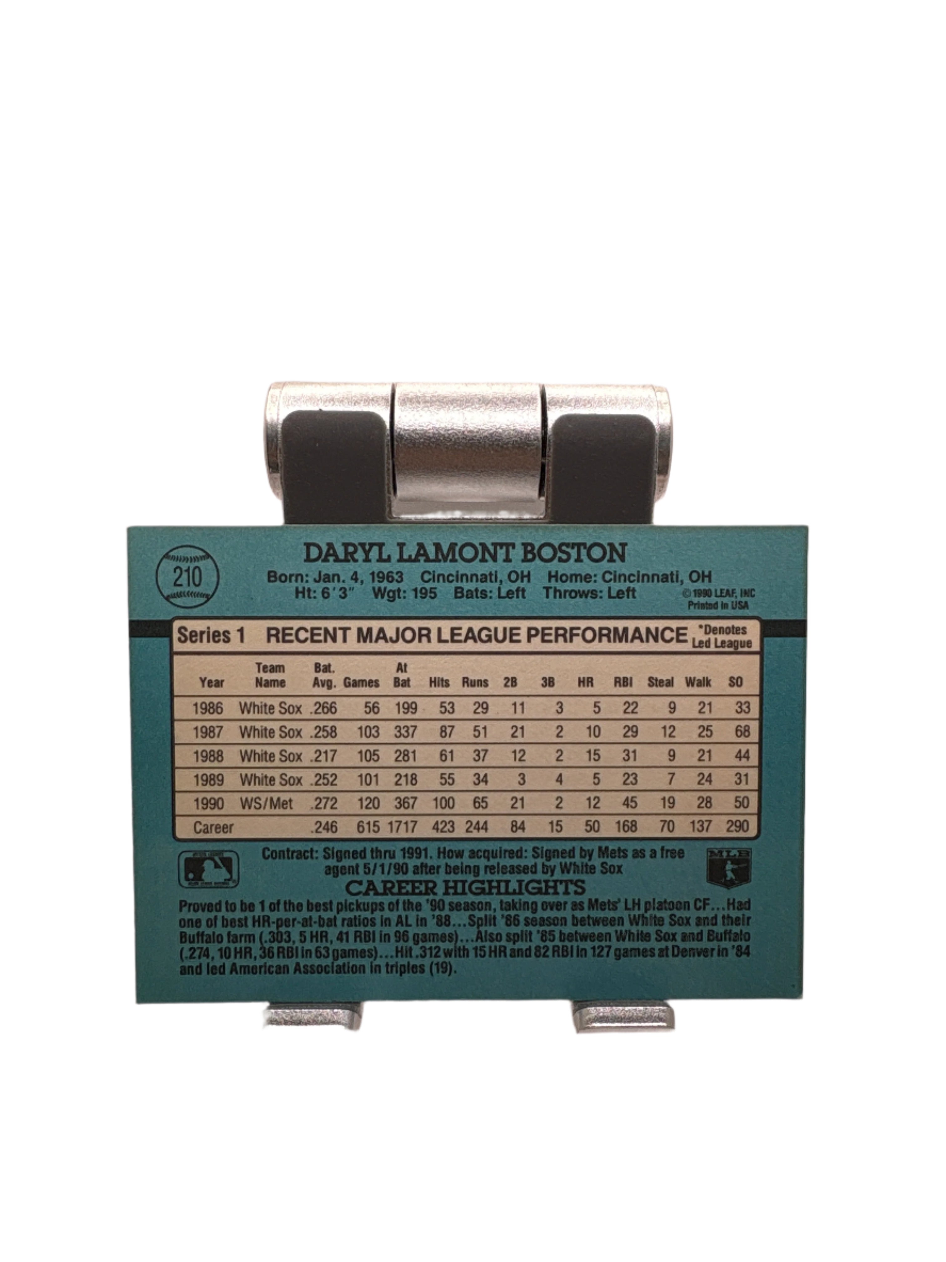 Donruss Daryl Boston