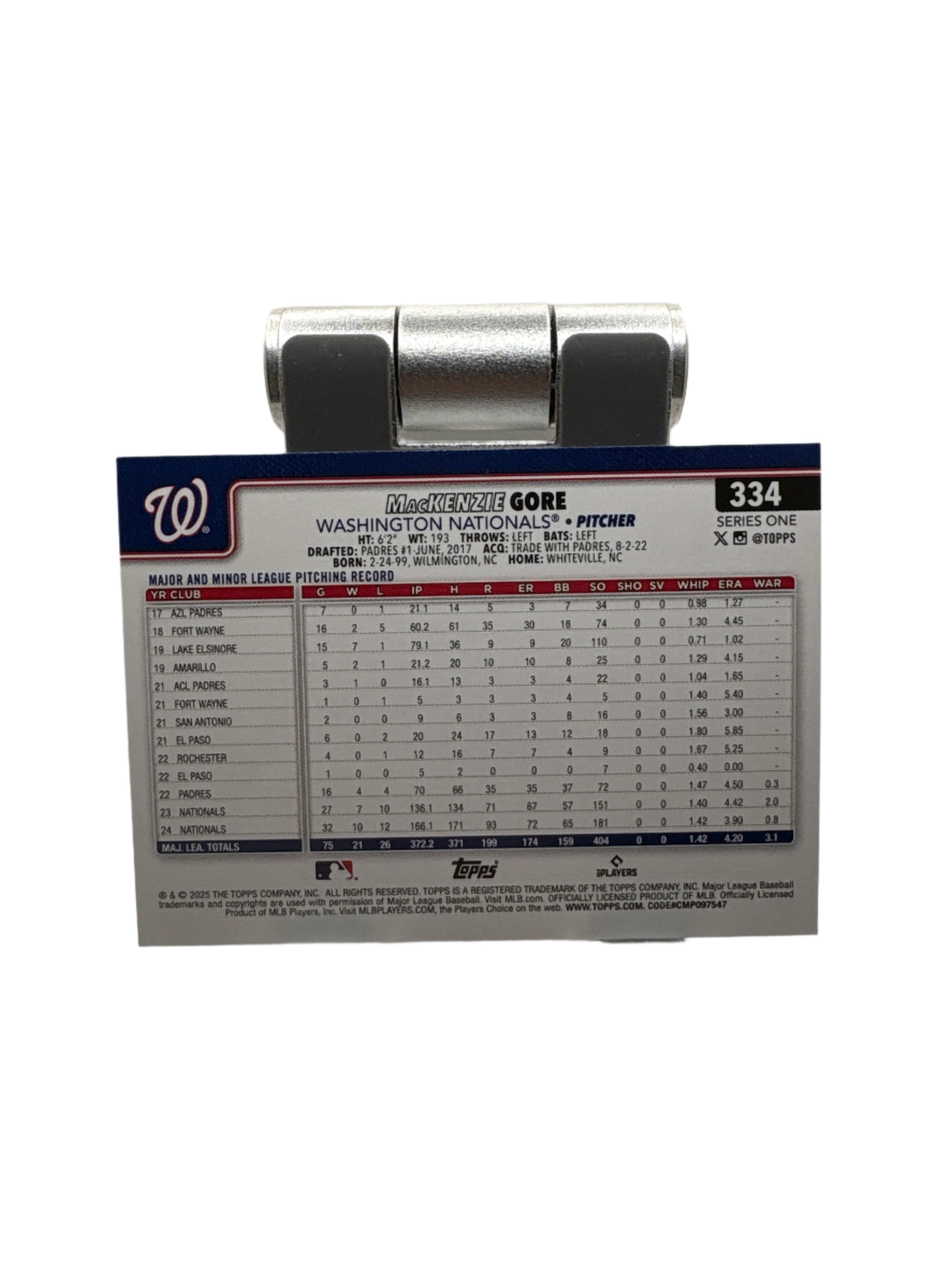 Topps MacKenzie Gore