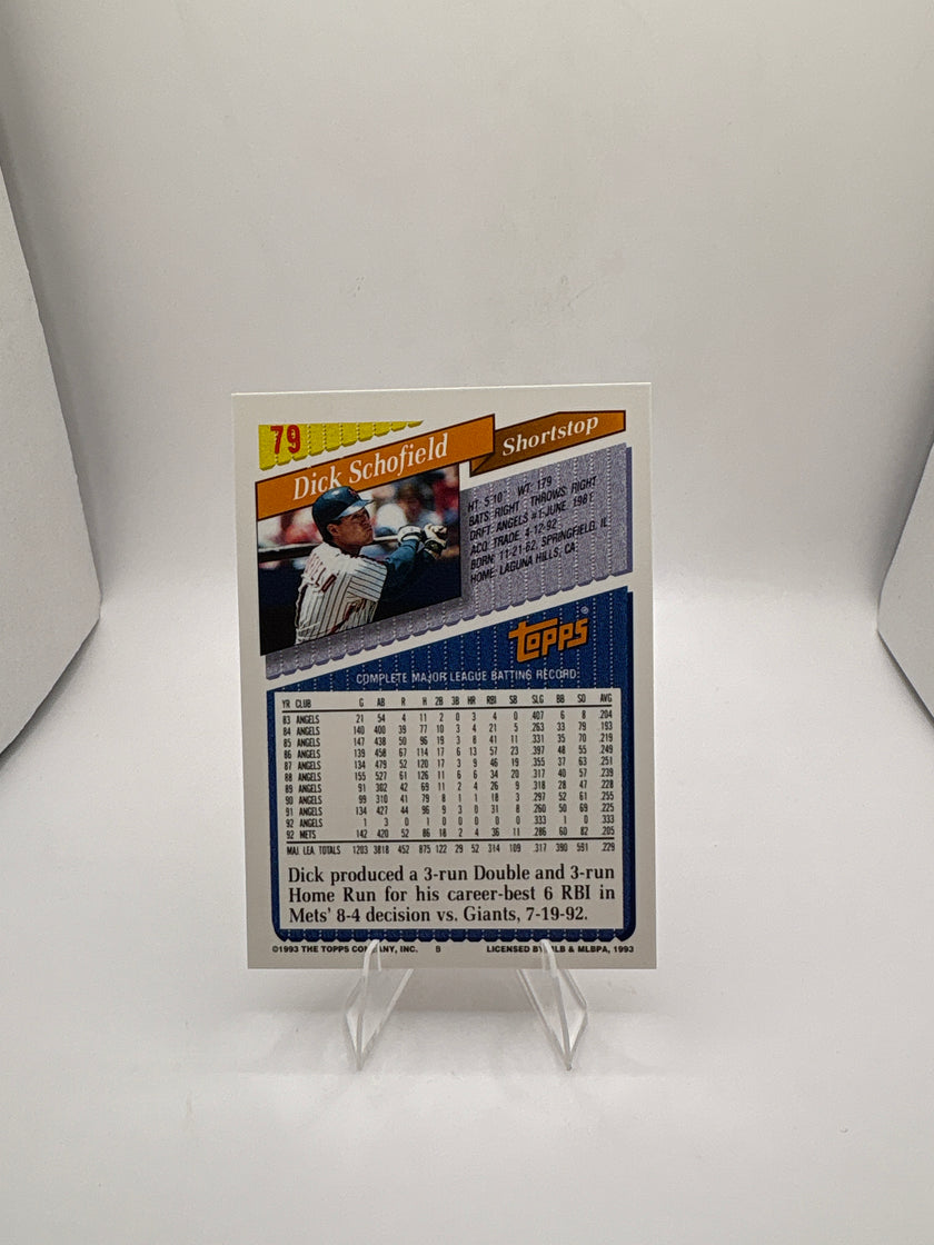 Topps Dick Schofield