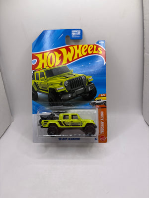 Hot Wheels 20 Jeep Gladiator Diecast yellow