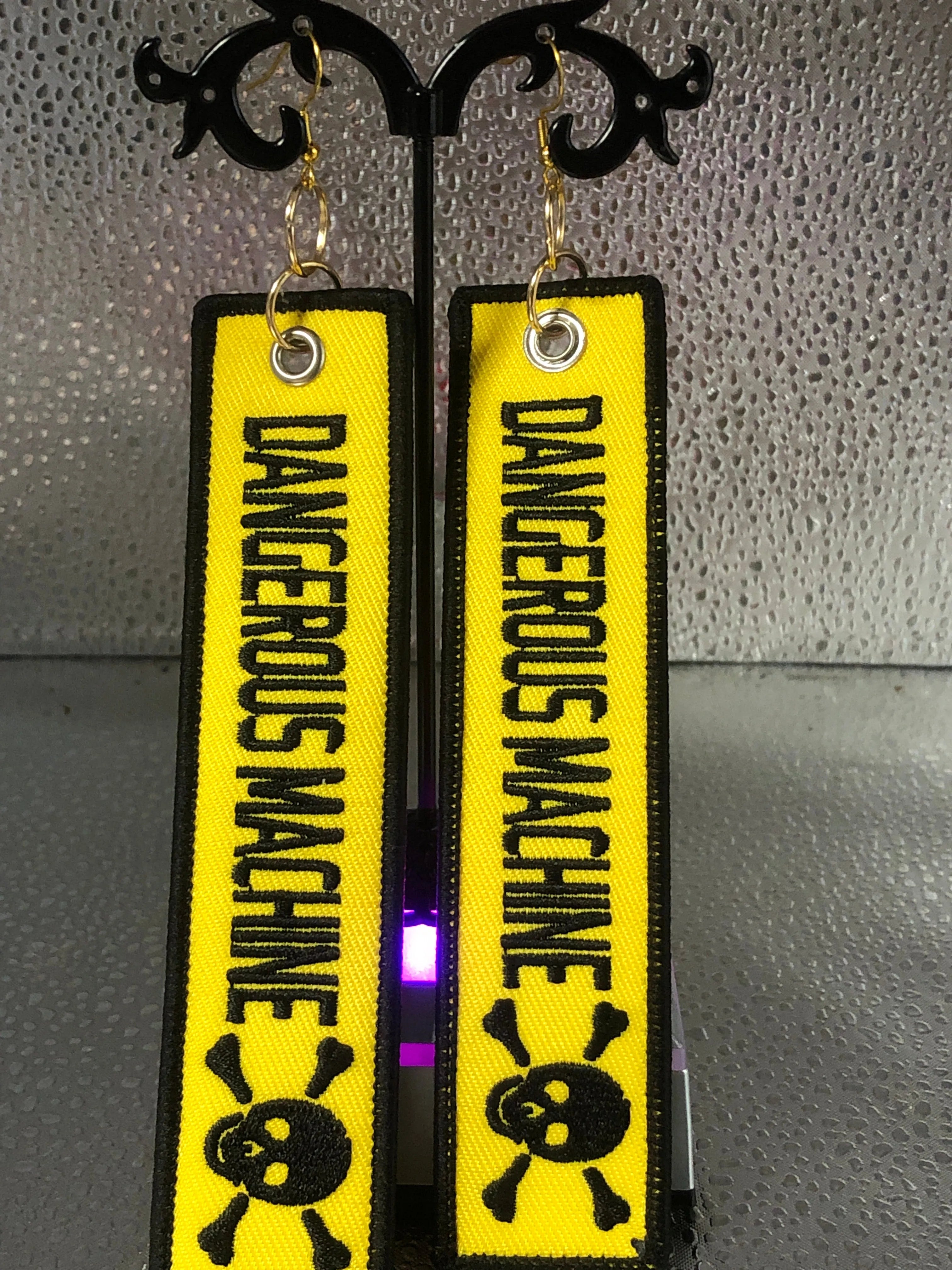 Caution earrings