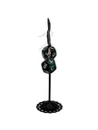 D12 Green Dice Earrings