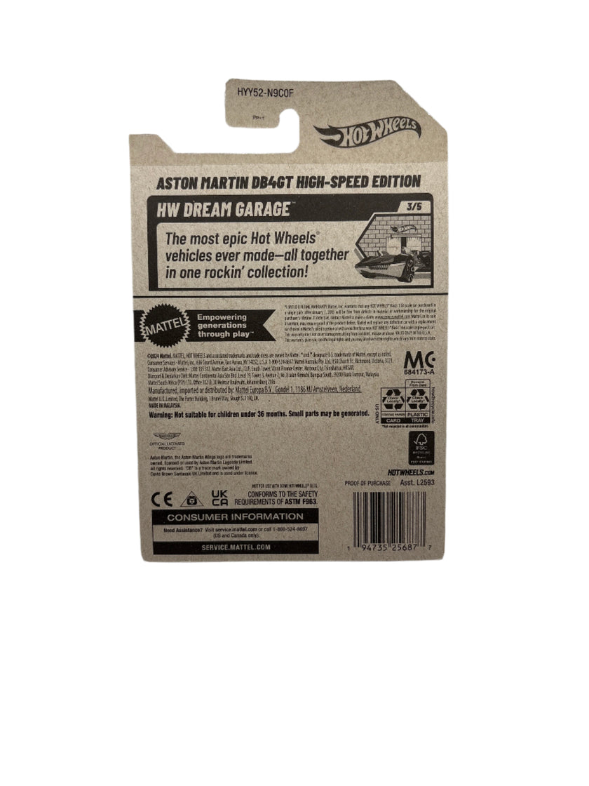 Hot Wheels Aston Martin DB4GT High-Speed Edition Diecast