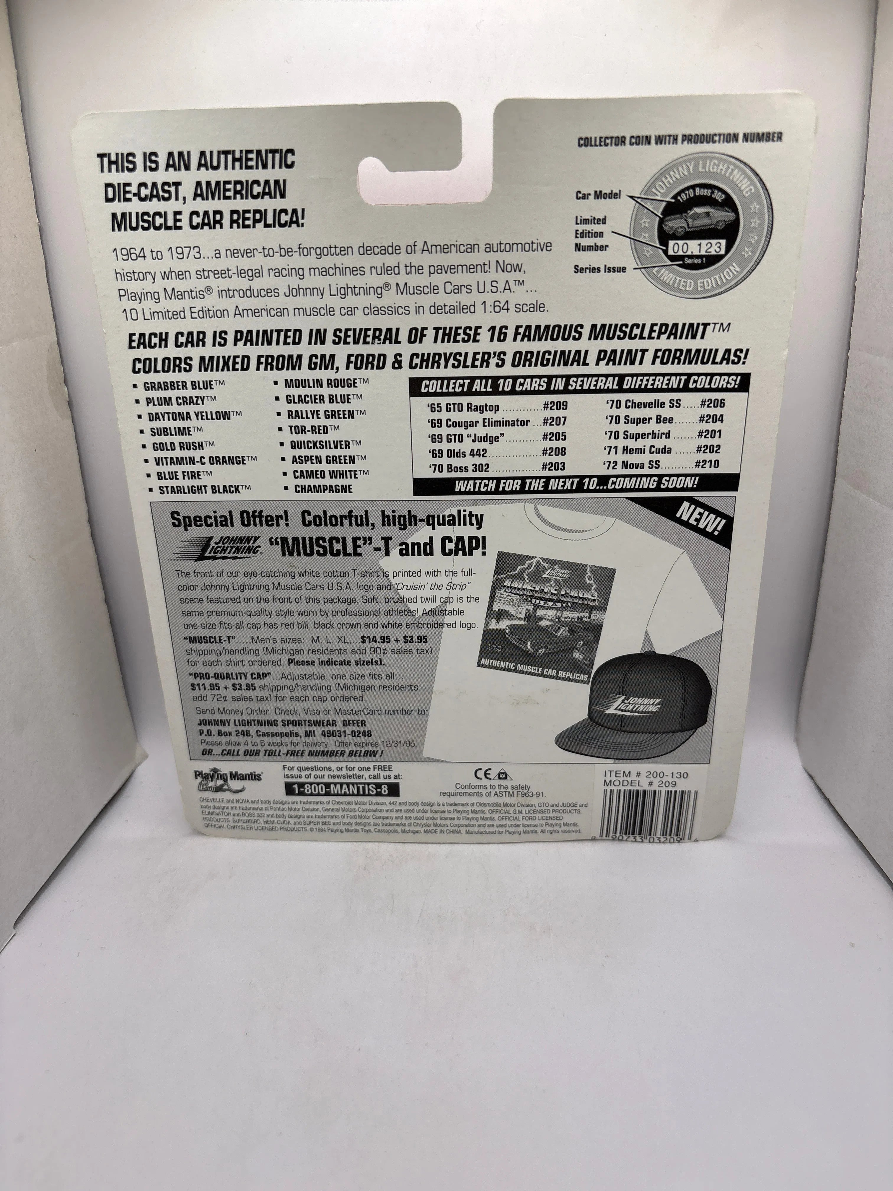 Johnny Lightning 1965 GTO Diecast