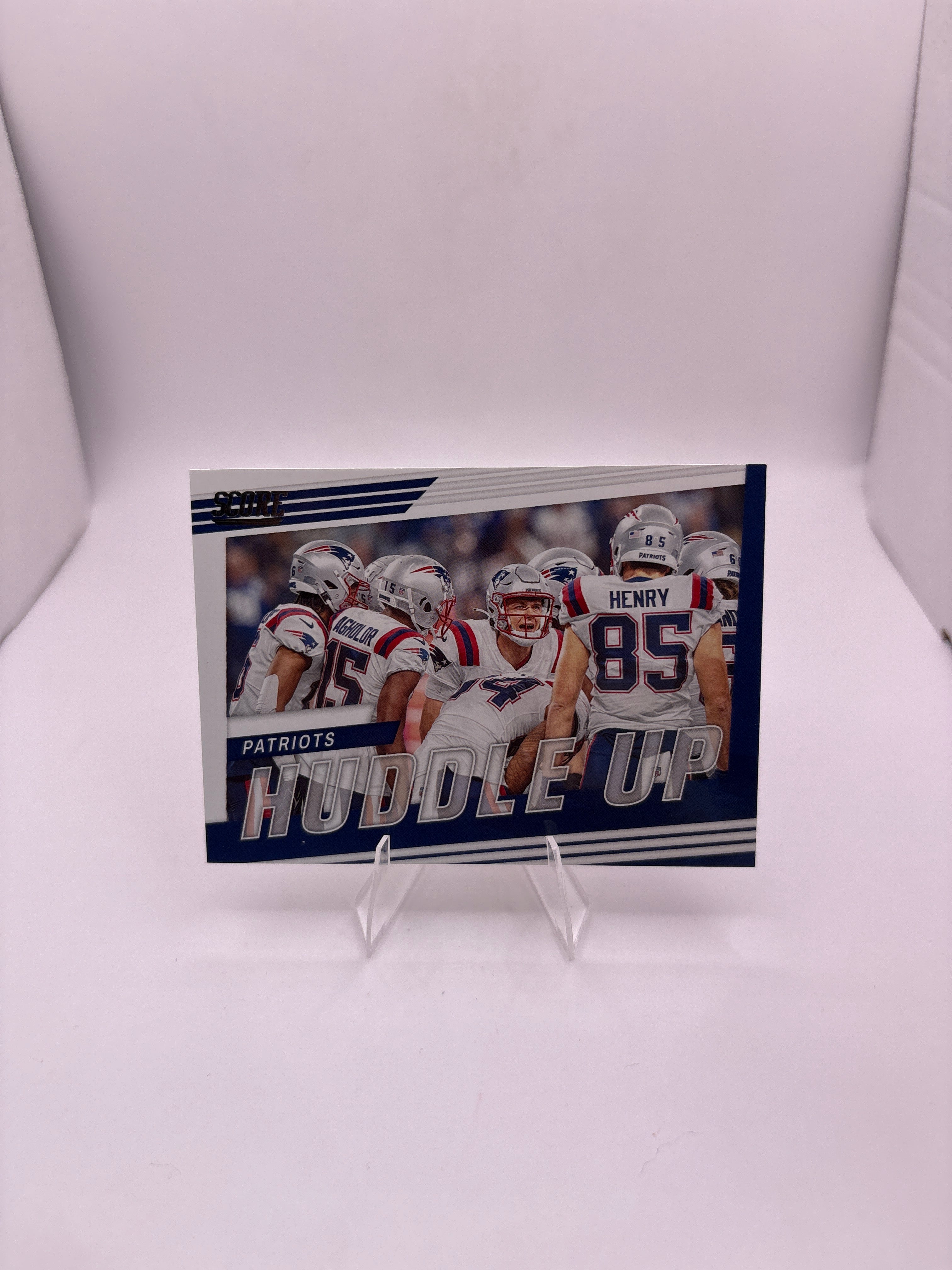 Score Patriots Huddle Up