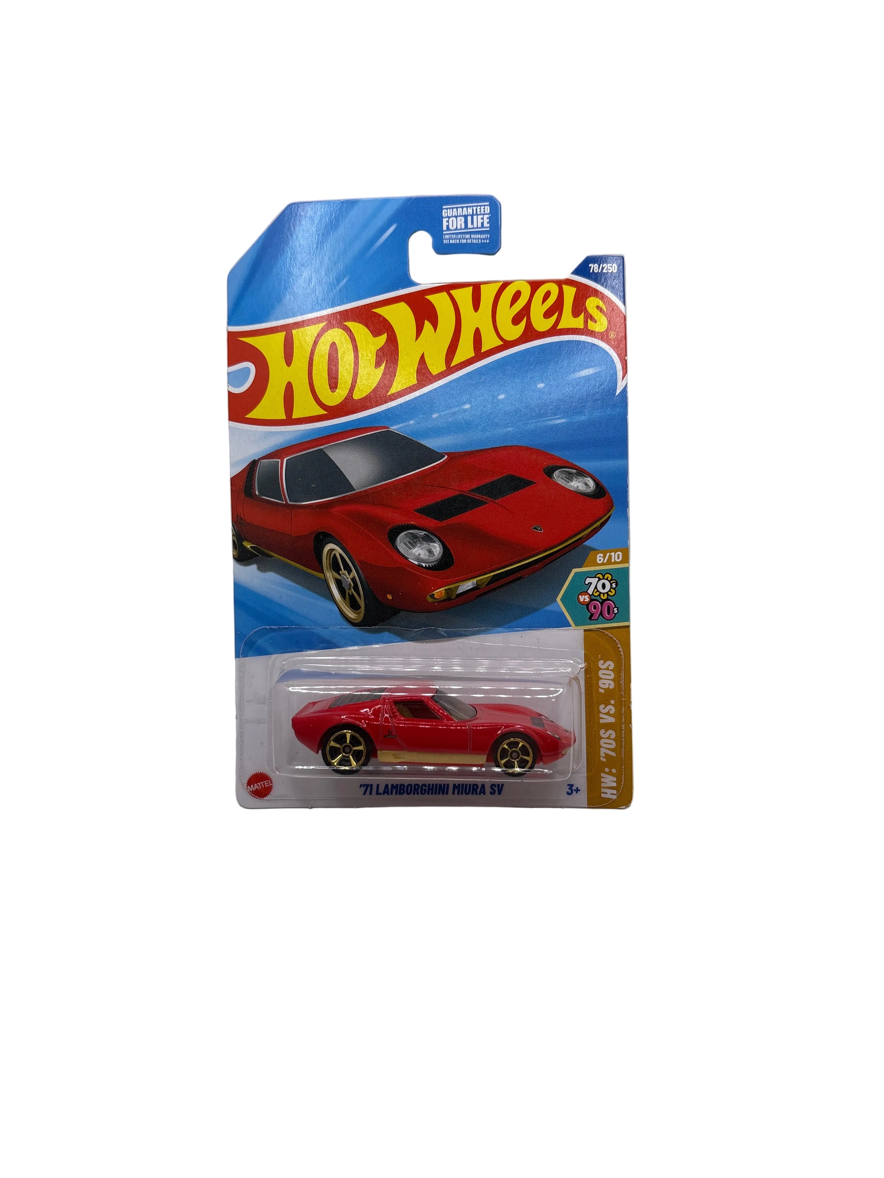 Hot Wheels 71 Lamborghini Miura SV Diecast