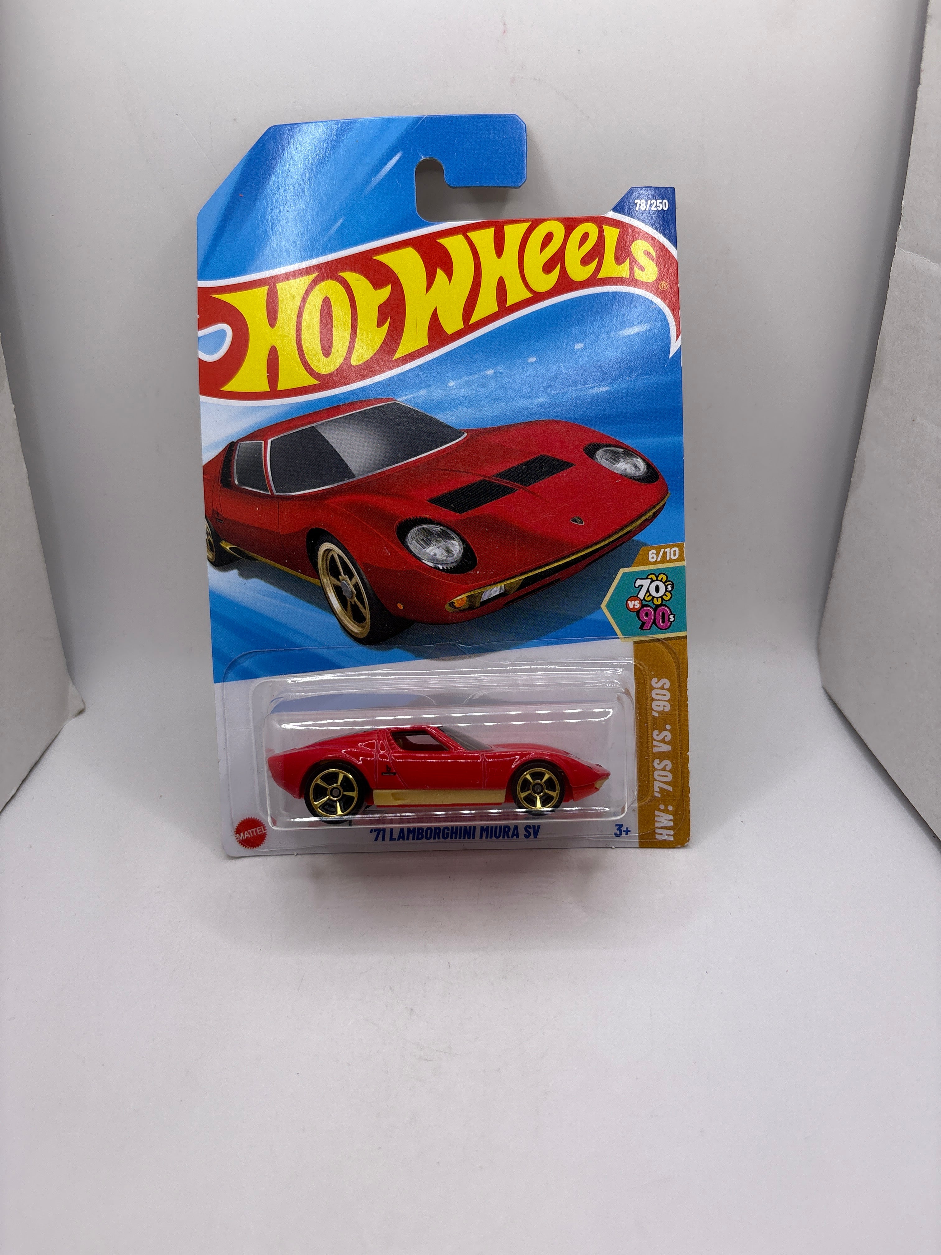 Hot Wheels 71 Lamborghini Miura SV Diecast