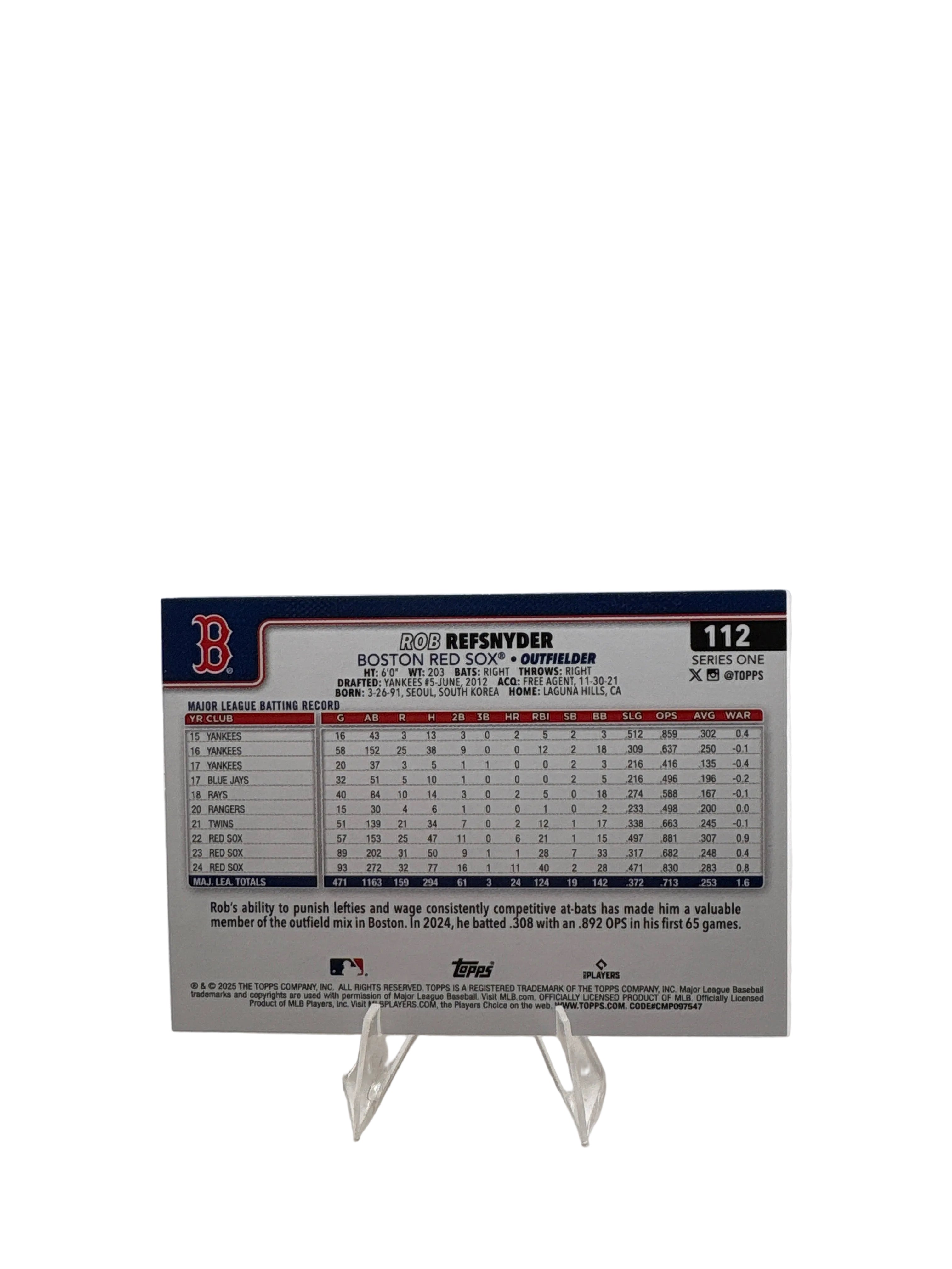 Topps Refsnyder