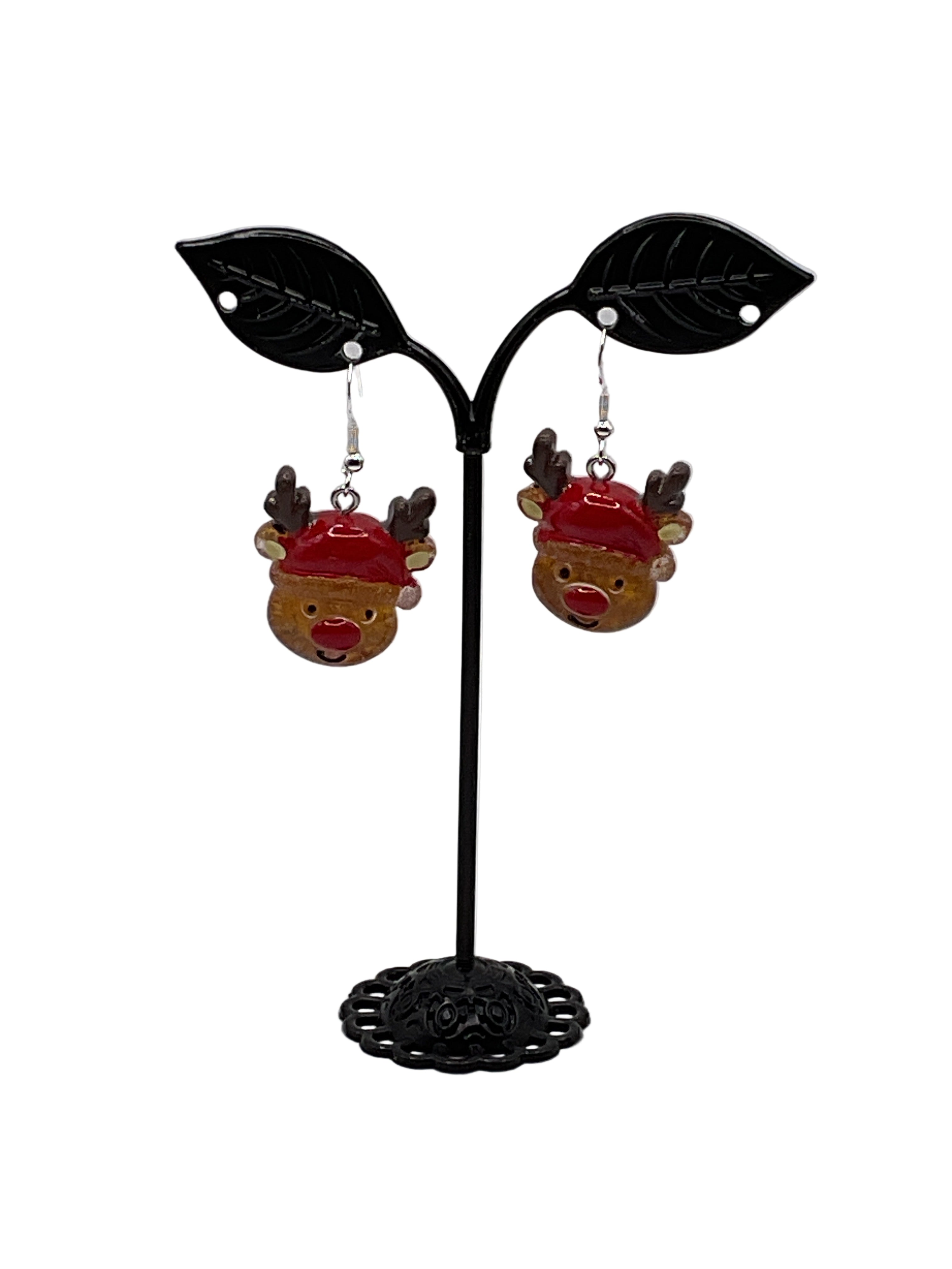 Glittery Christmas Earrings