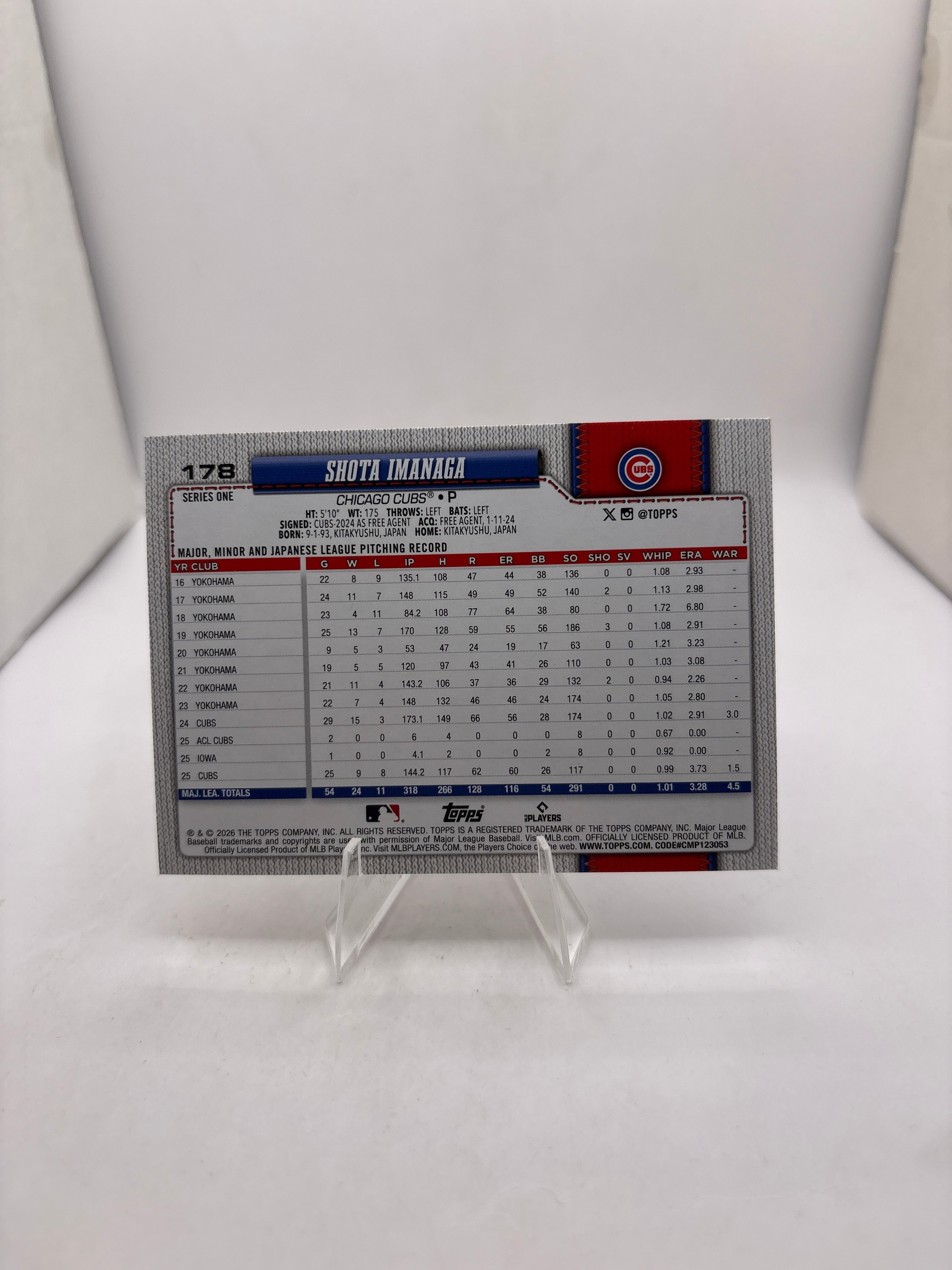 Topps Shota Imanaga