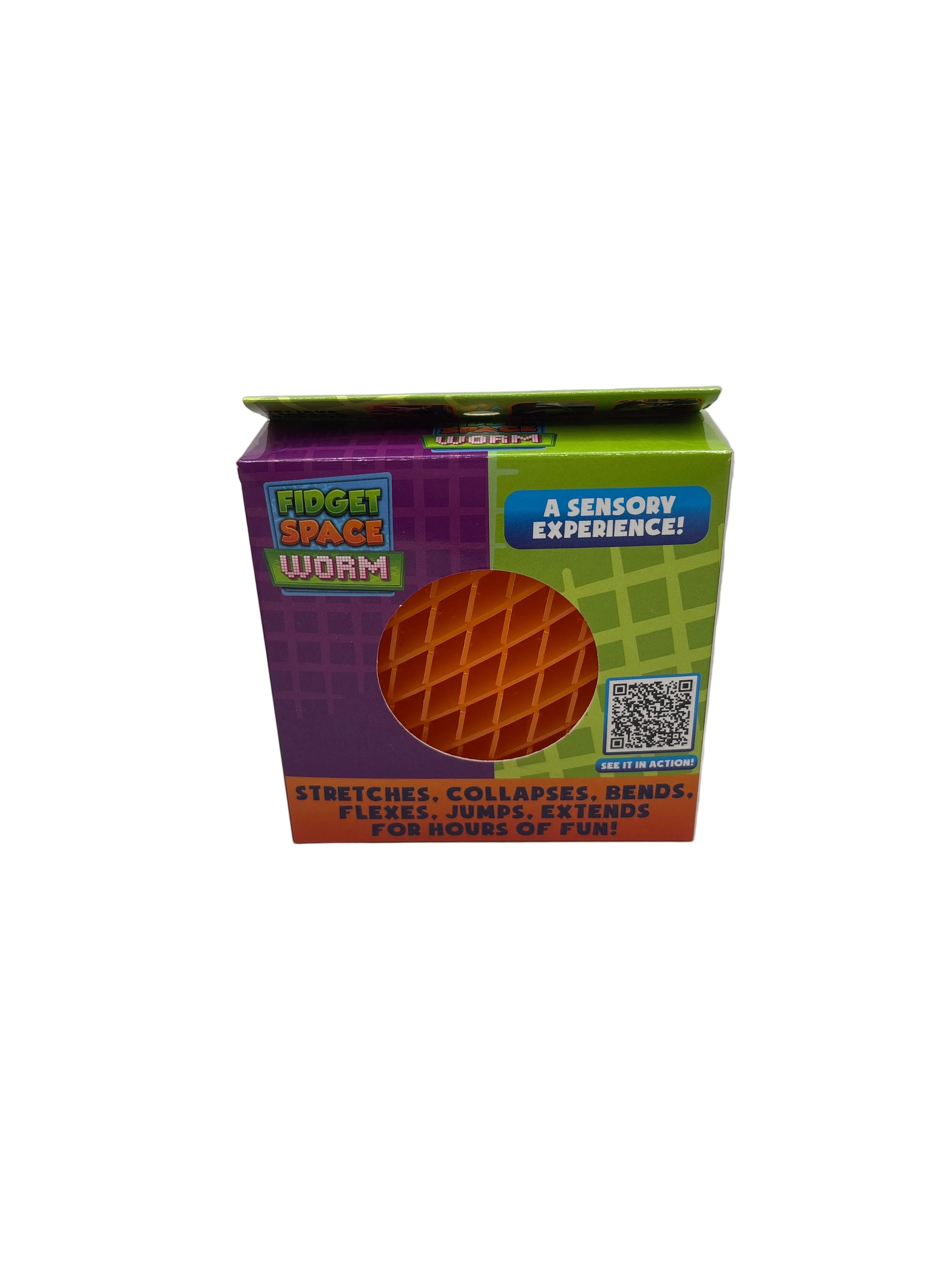 Kipp Brothers Fidget Space Worm orange