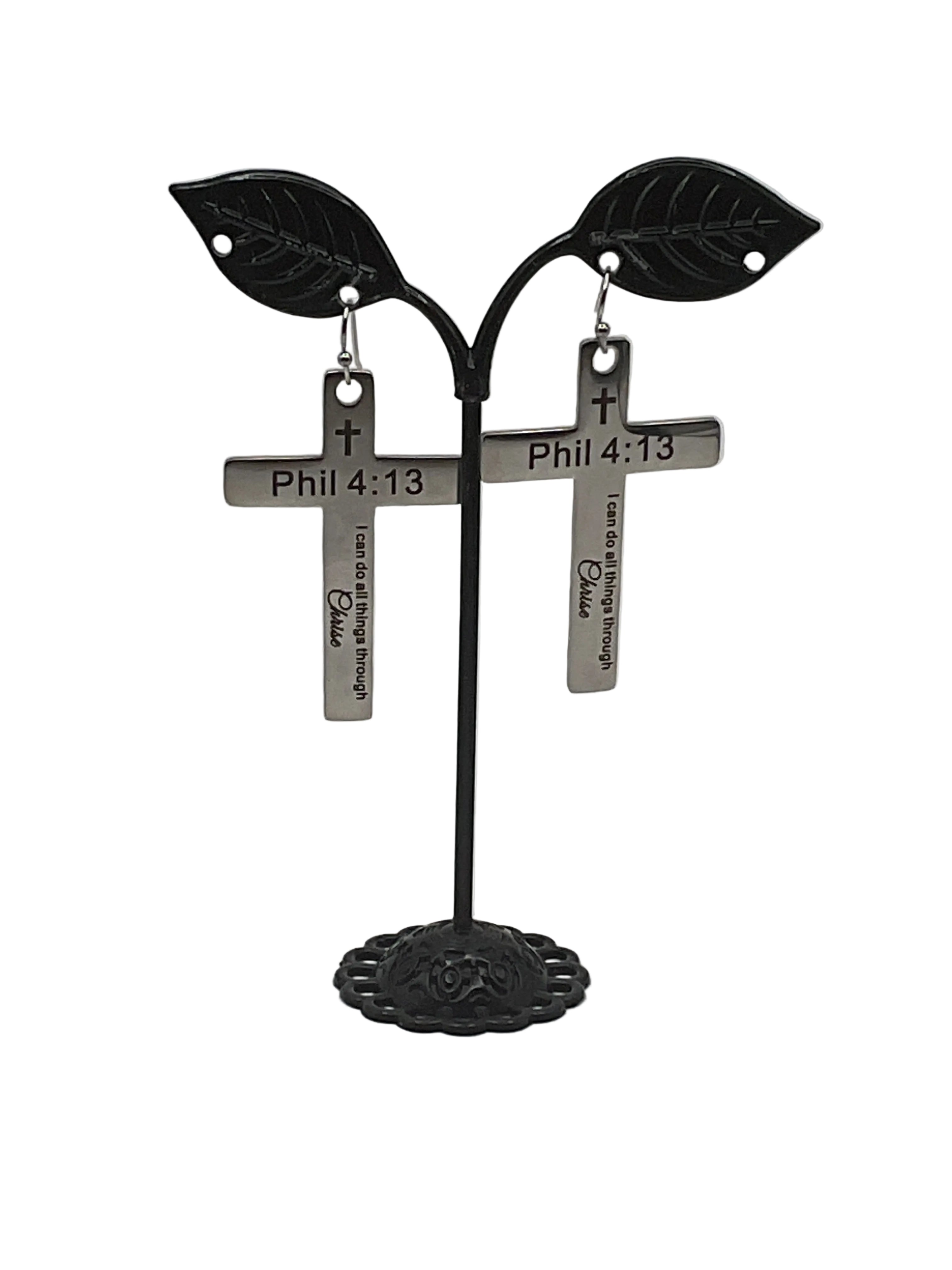 Religious Cross Earrings