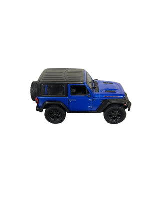 Kinsmart 2018 Jeep Wrangler Diecast blue
