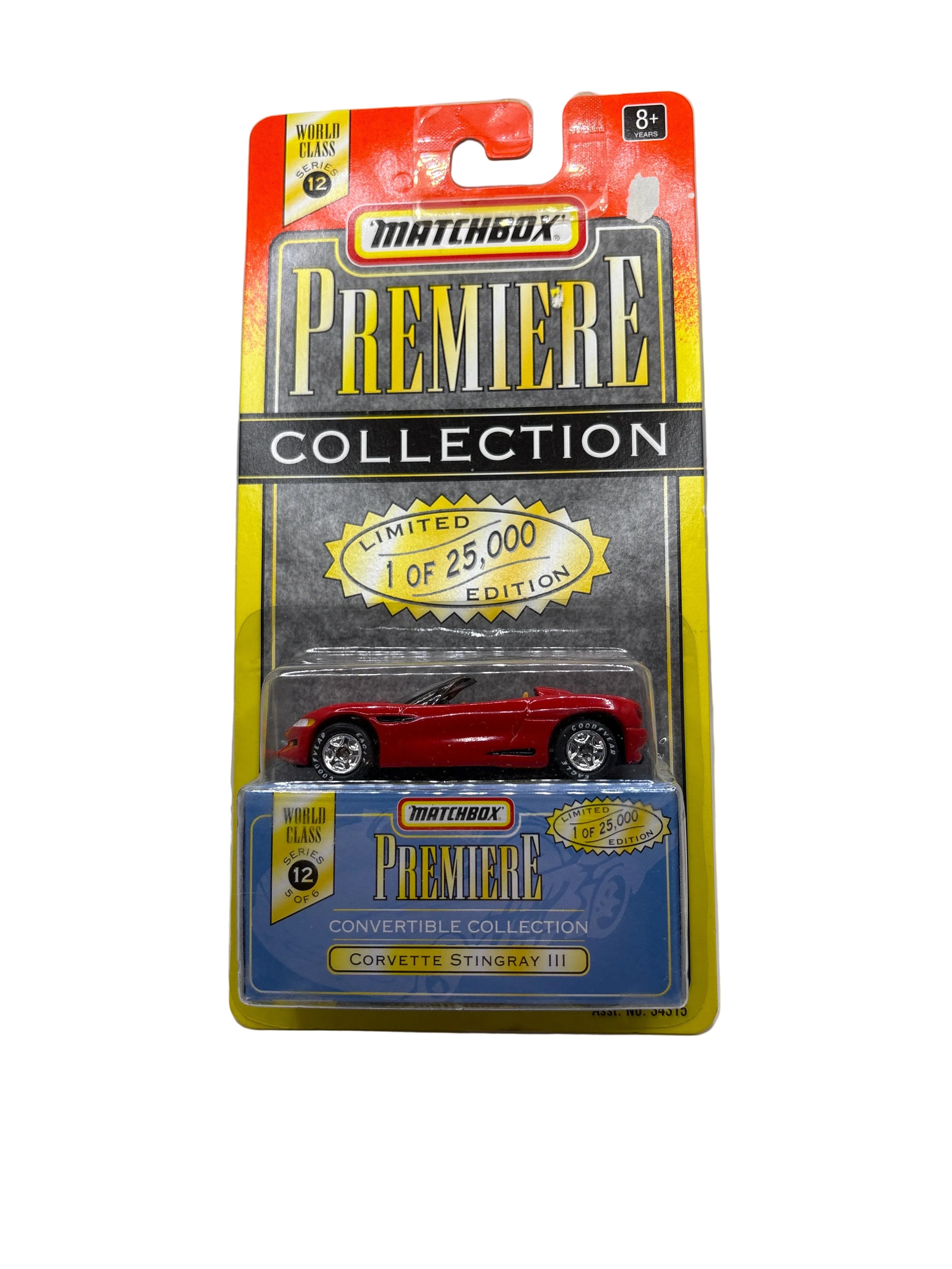 Matchbox Corvette Stingray III Diecast red
