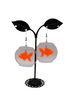 Fish bowl earrings